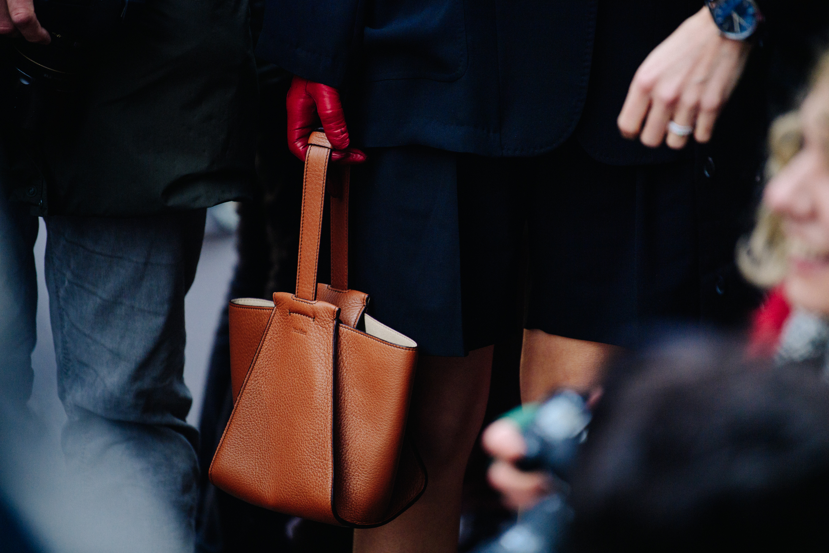 Woman holding MaxMara bag