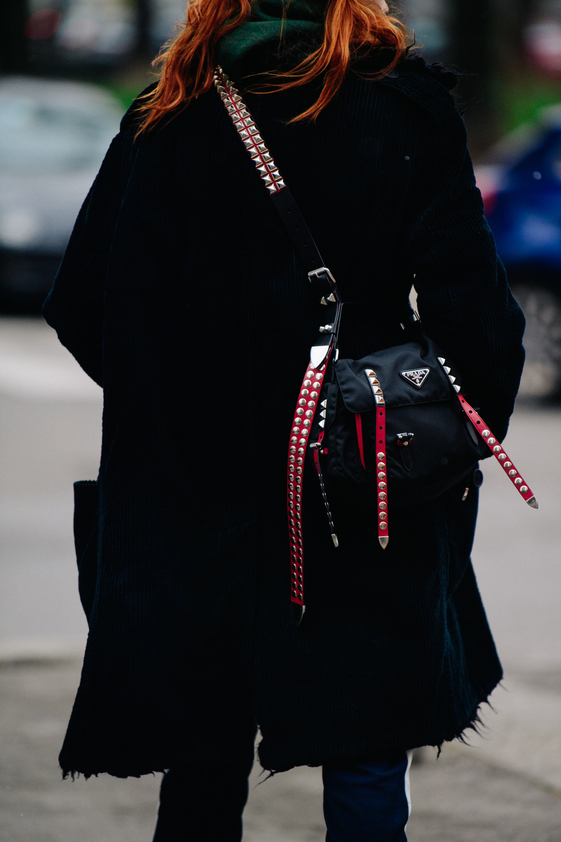 American model wearing Prada