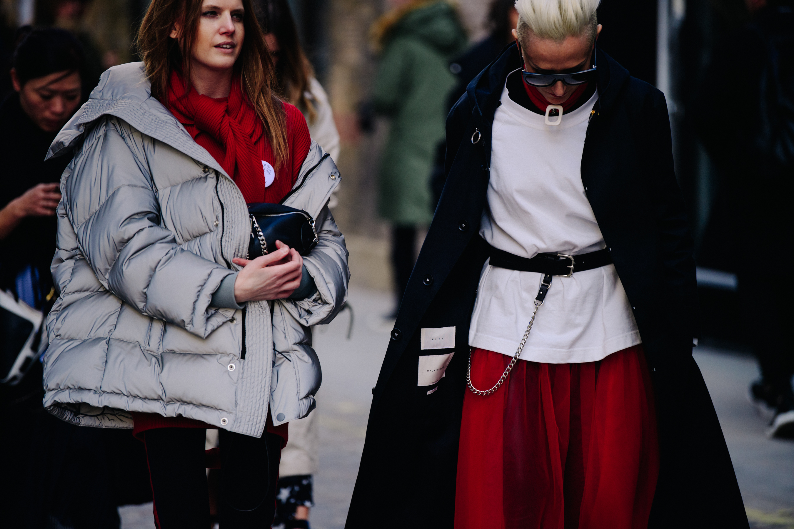 Woman wearing JW Anderson top