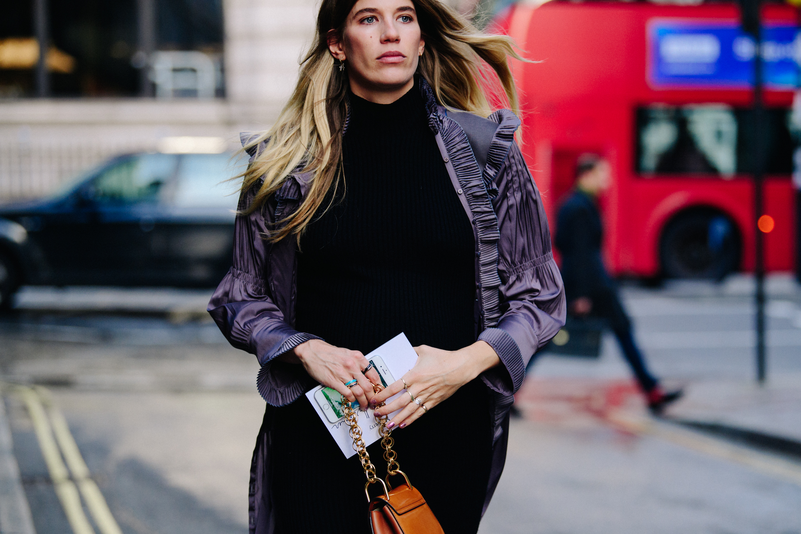 German stylist wearing Chloe jacket