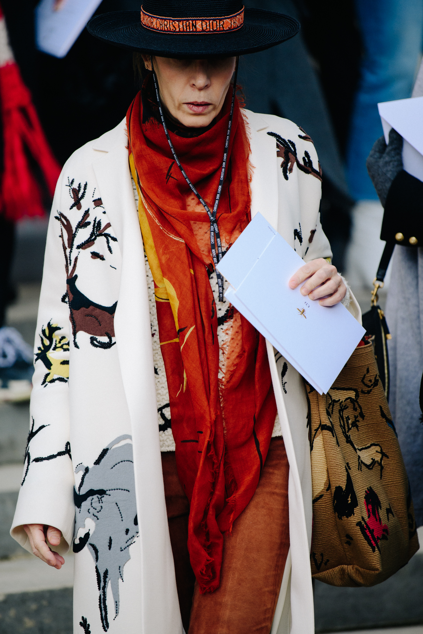 Woman wearing Dior outfit