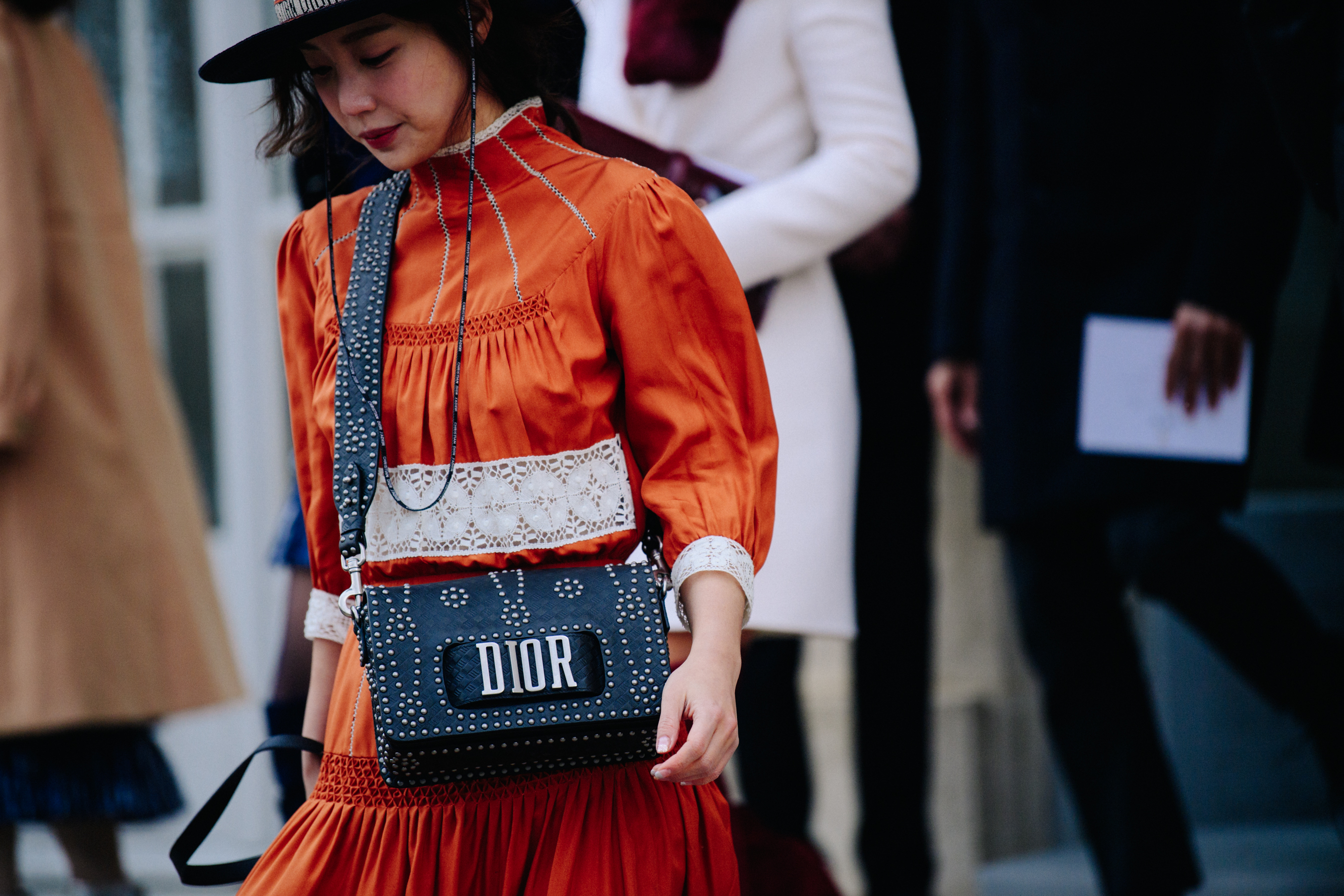 Woman wearing Dior outfit