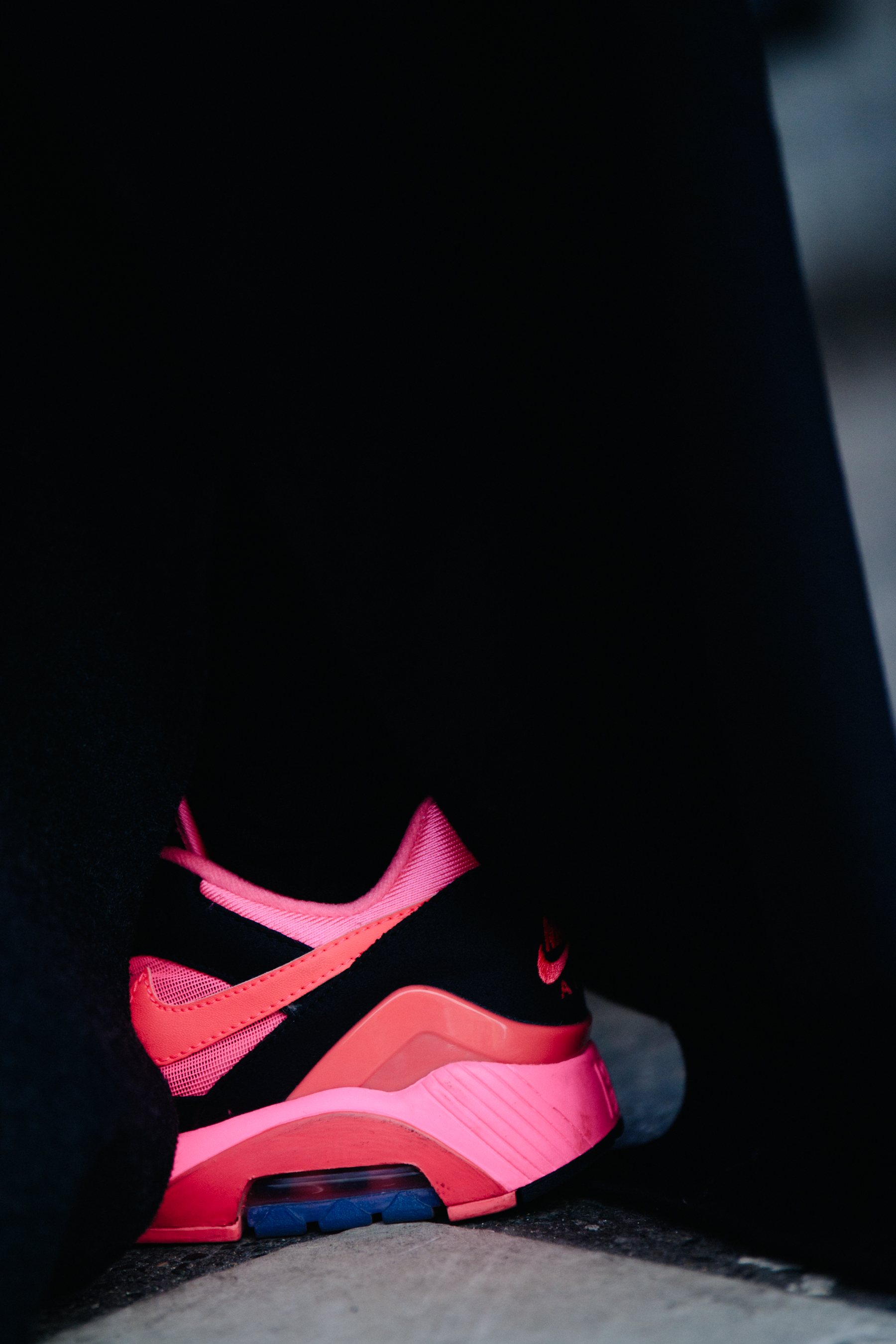 Pink Nike sneakers