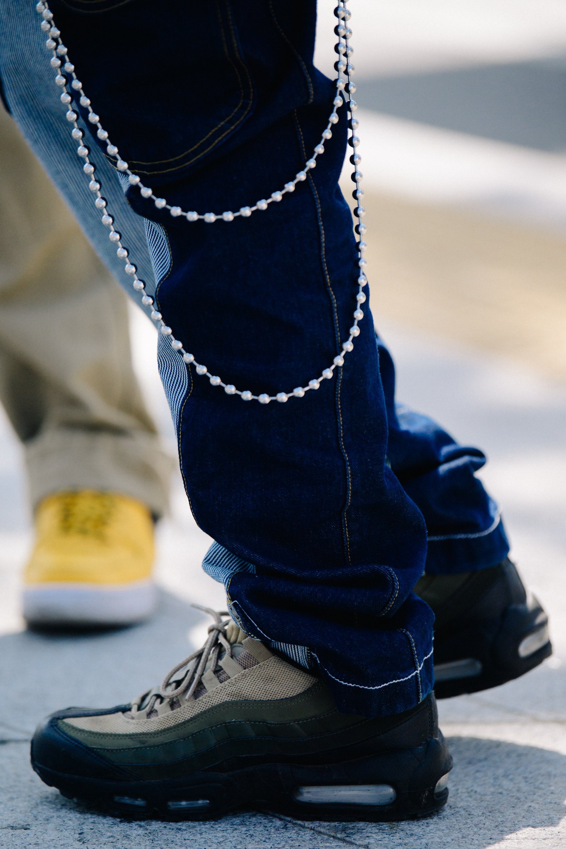 Man wearing Nike sneakers