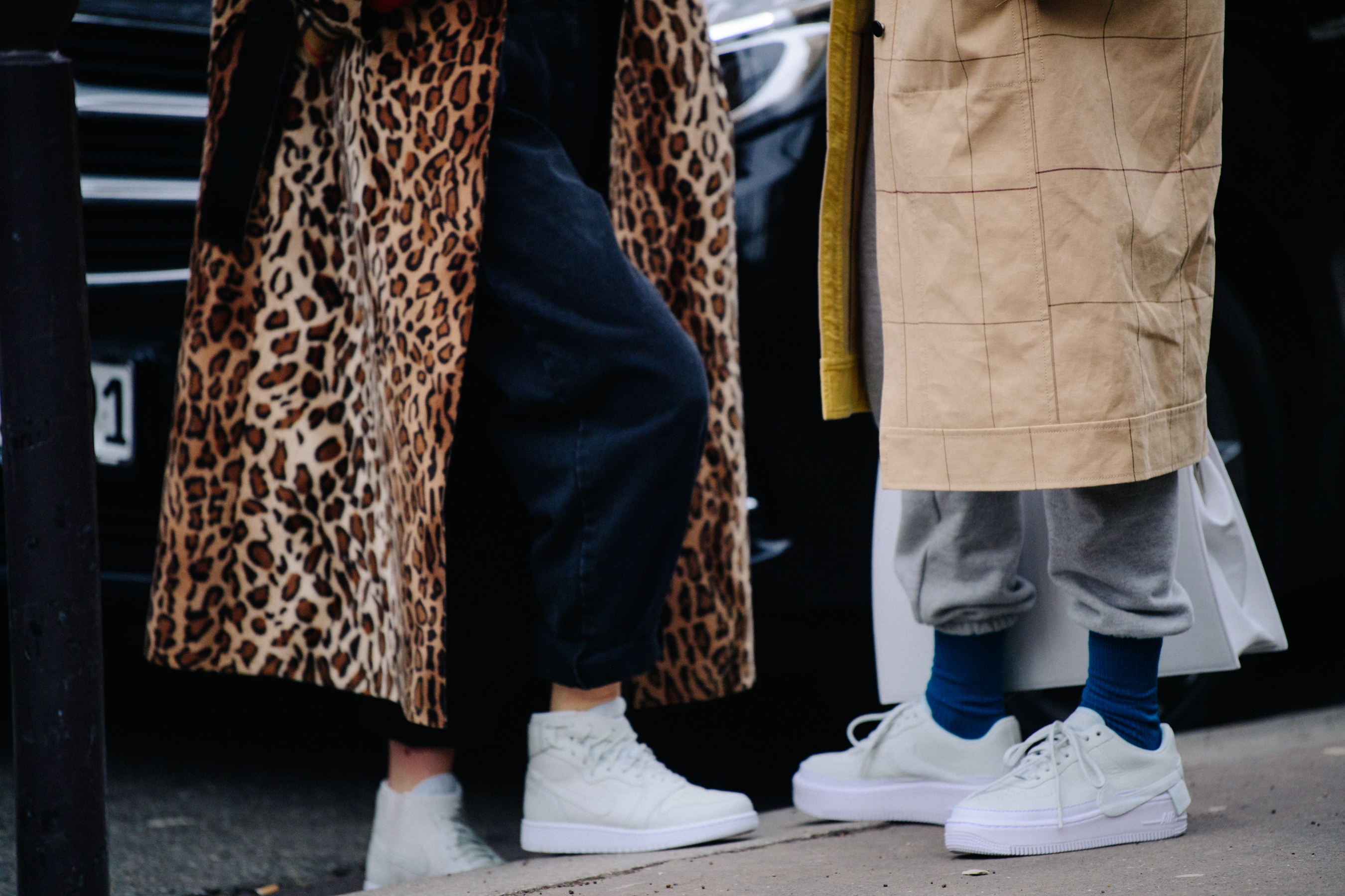 Two Danish women wearing Nike sneakers