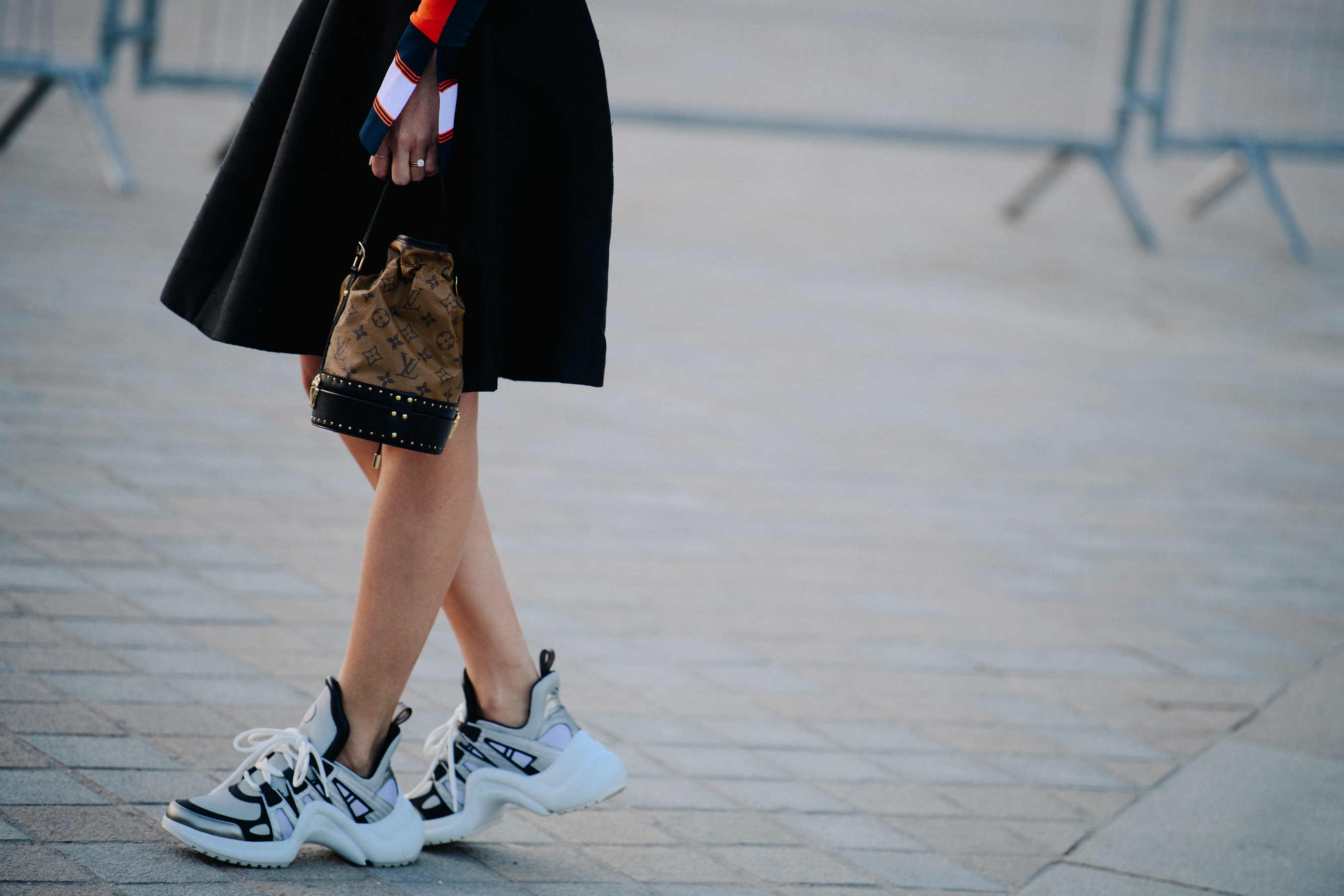 Australian blogger wearing Louis Vuitton outfit