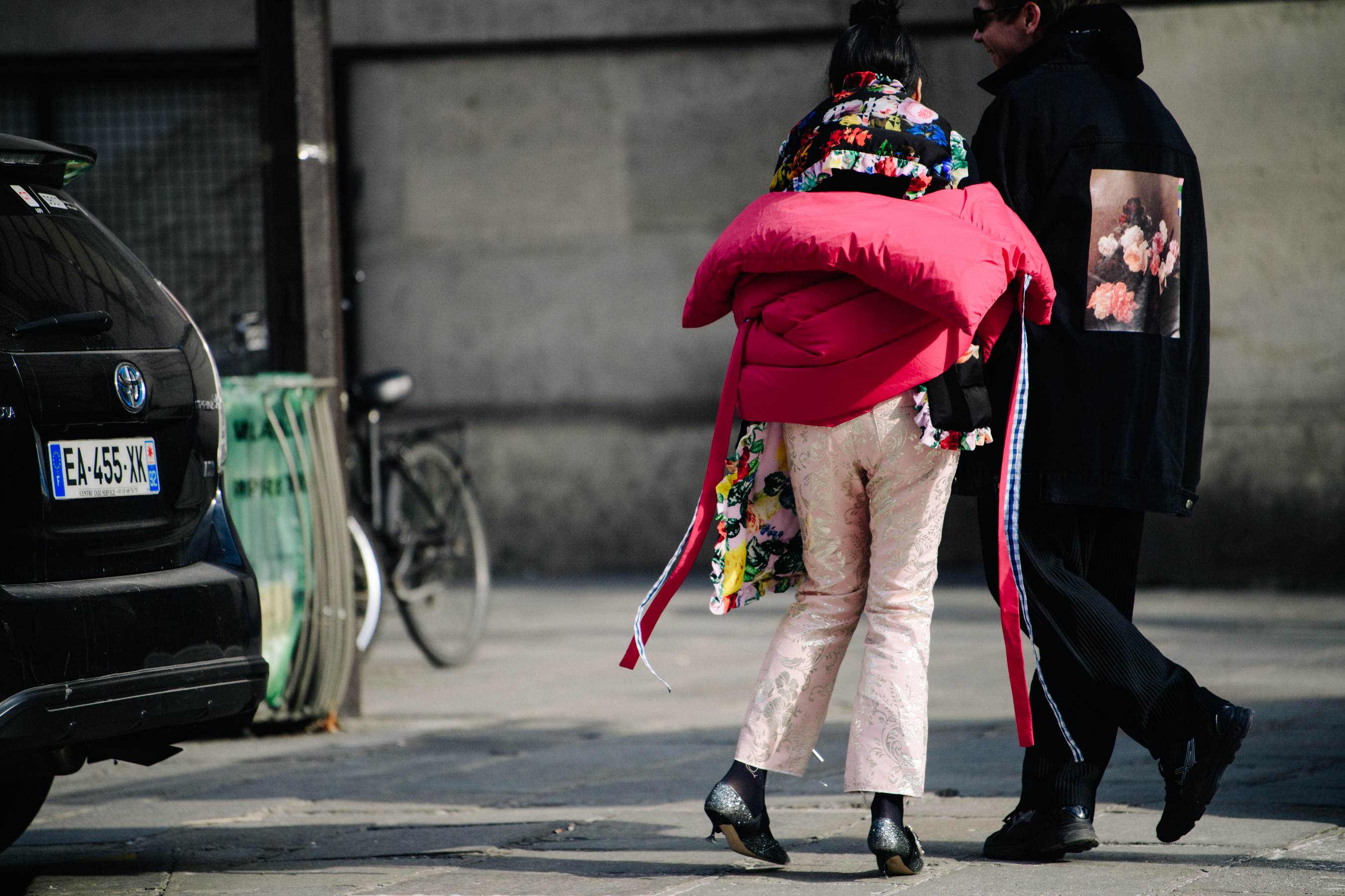 Couple wearing stylish outfits
