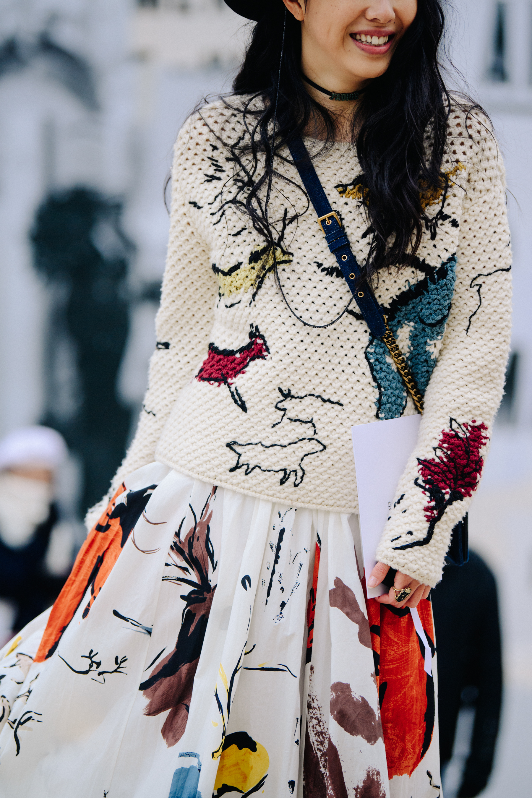 Chinese blogger wearing Dior outfit