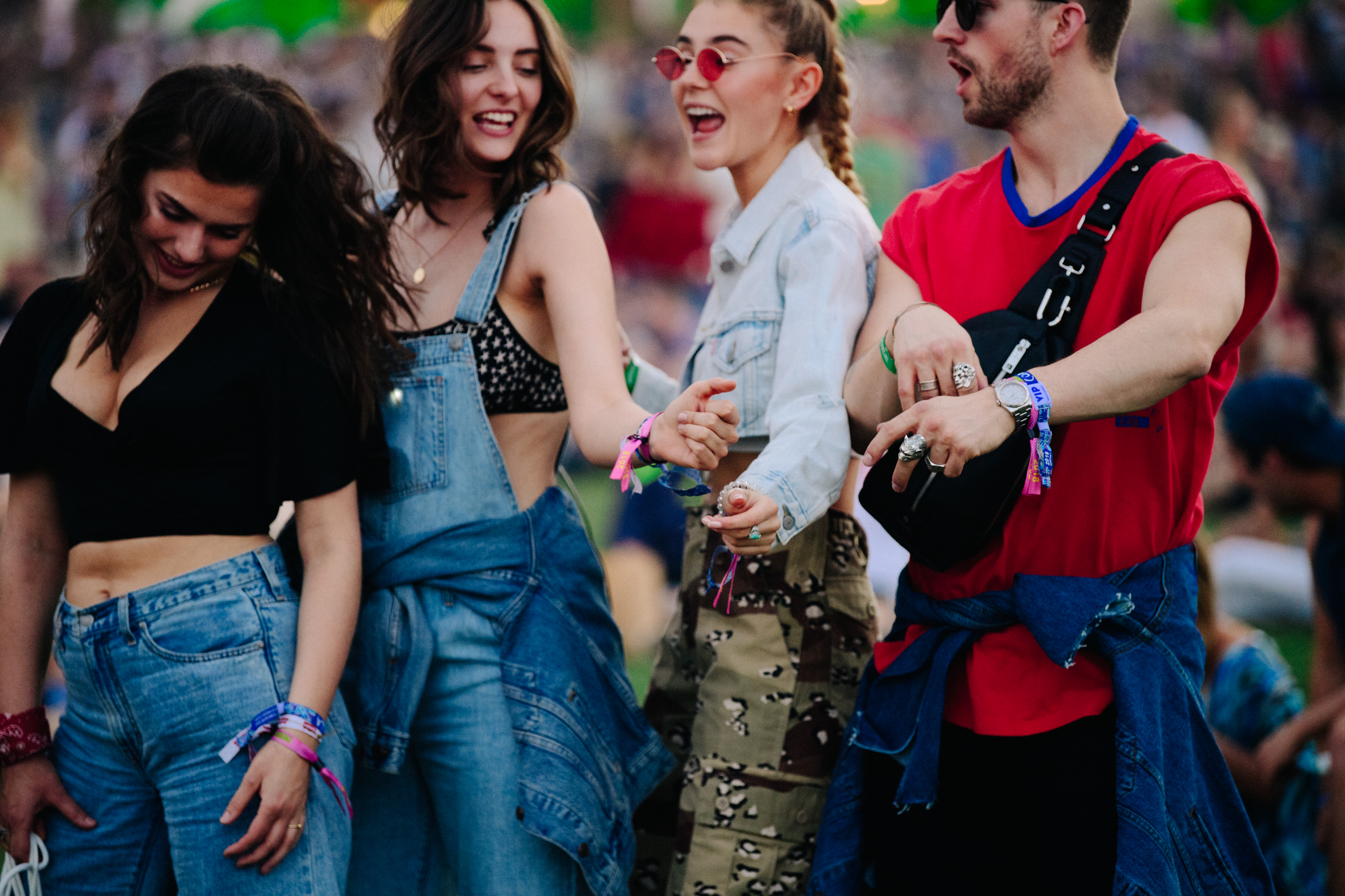 People dancing in Levi's denim