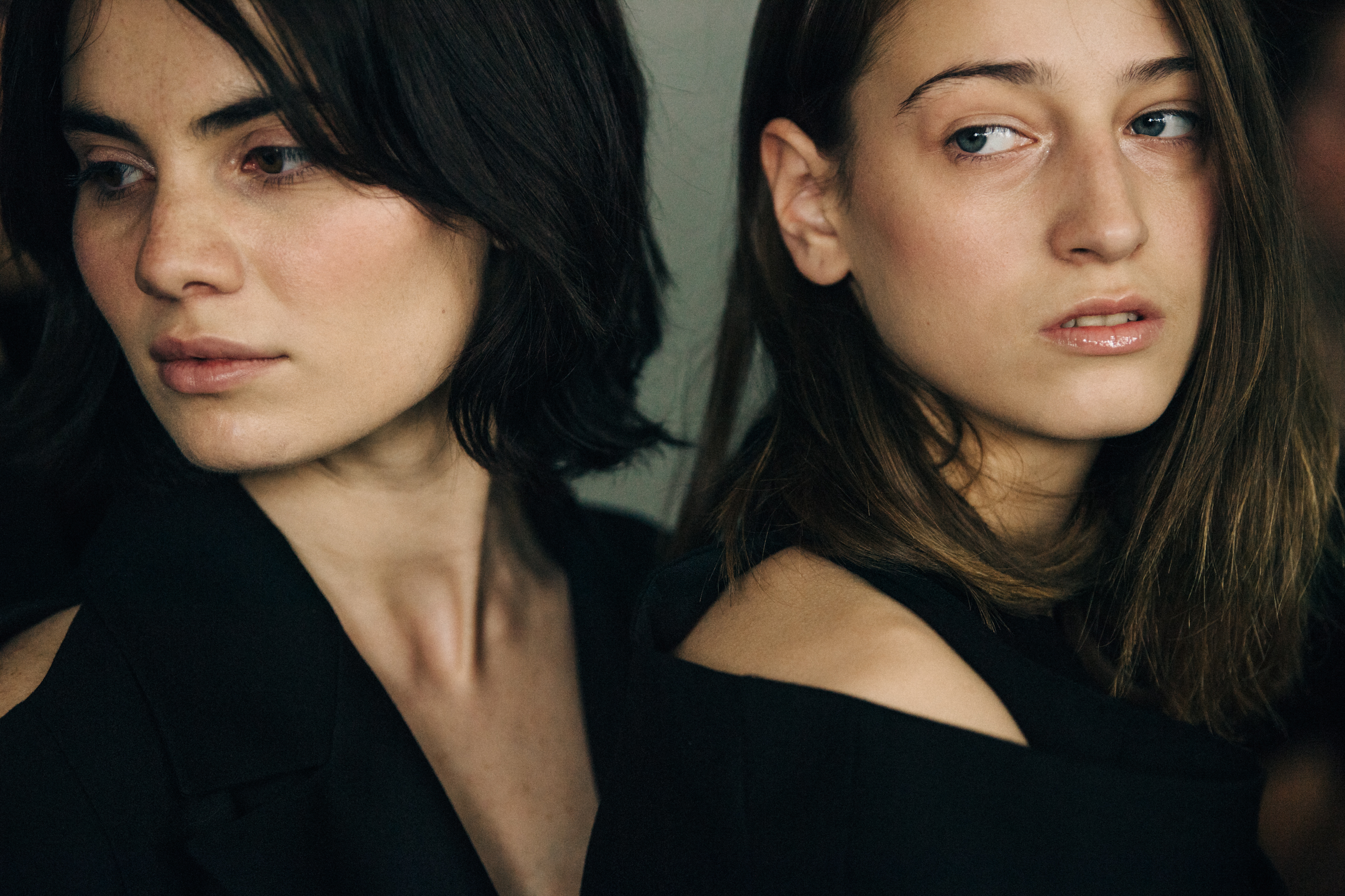 Mariam Budaghashvili backstage at Materiel
