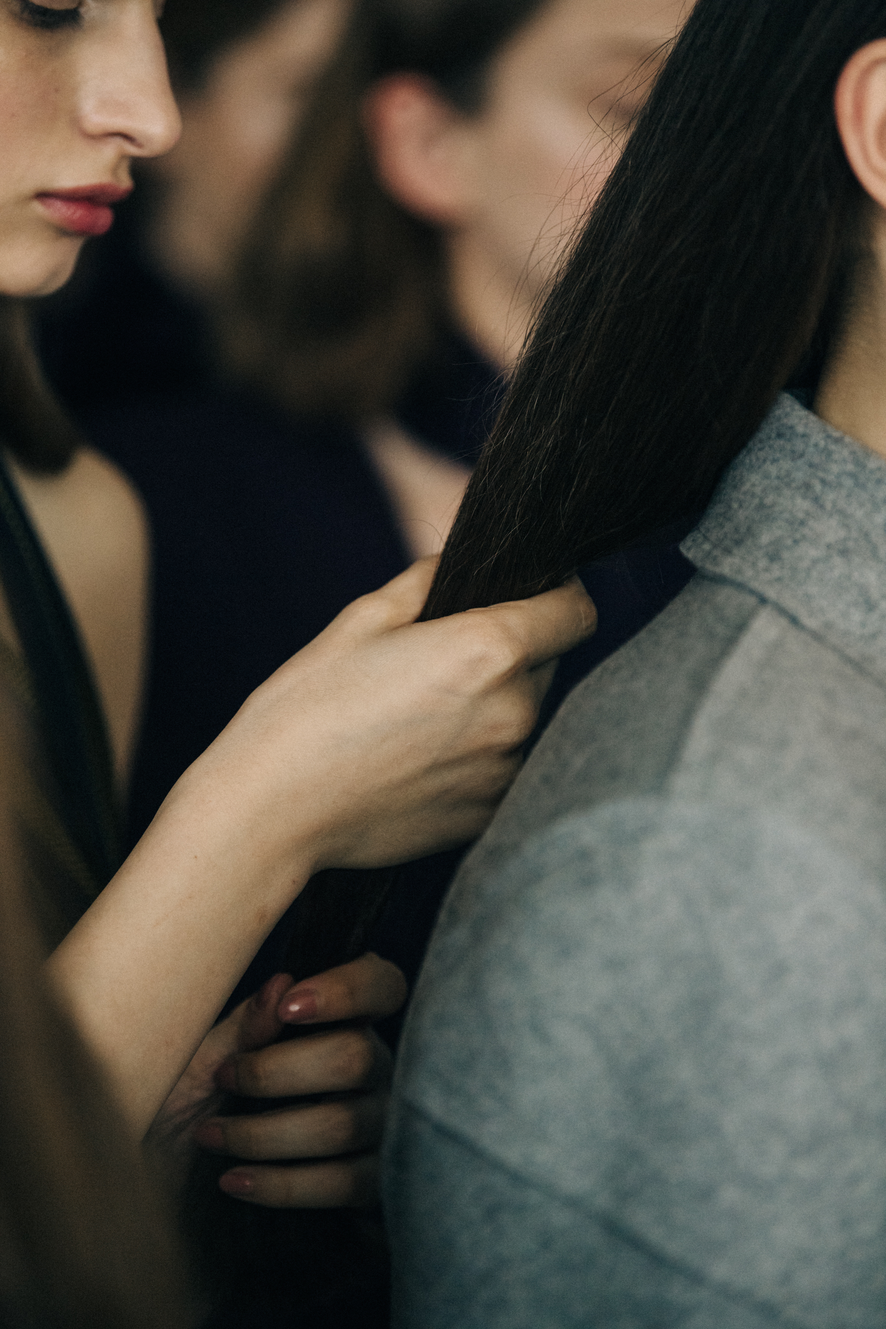 Beatrice Klimenko backstage at Materiel