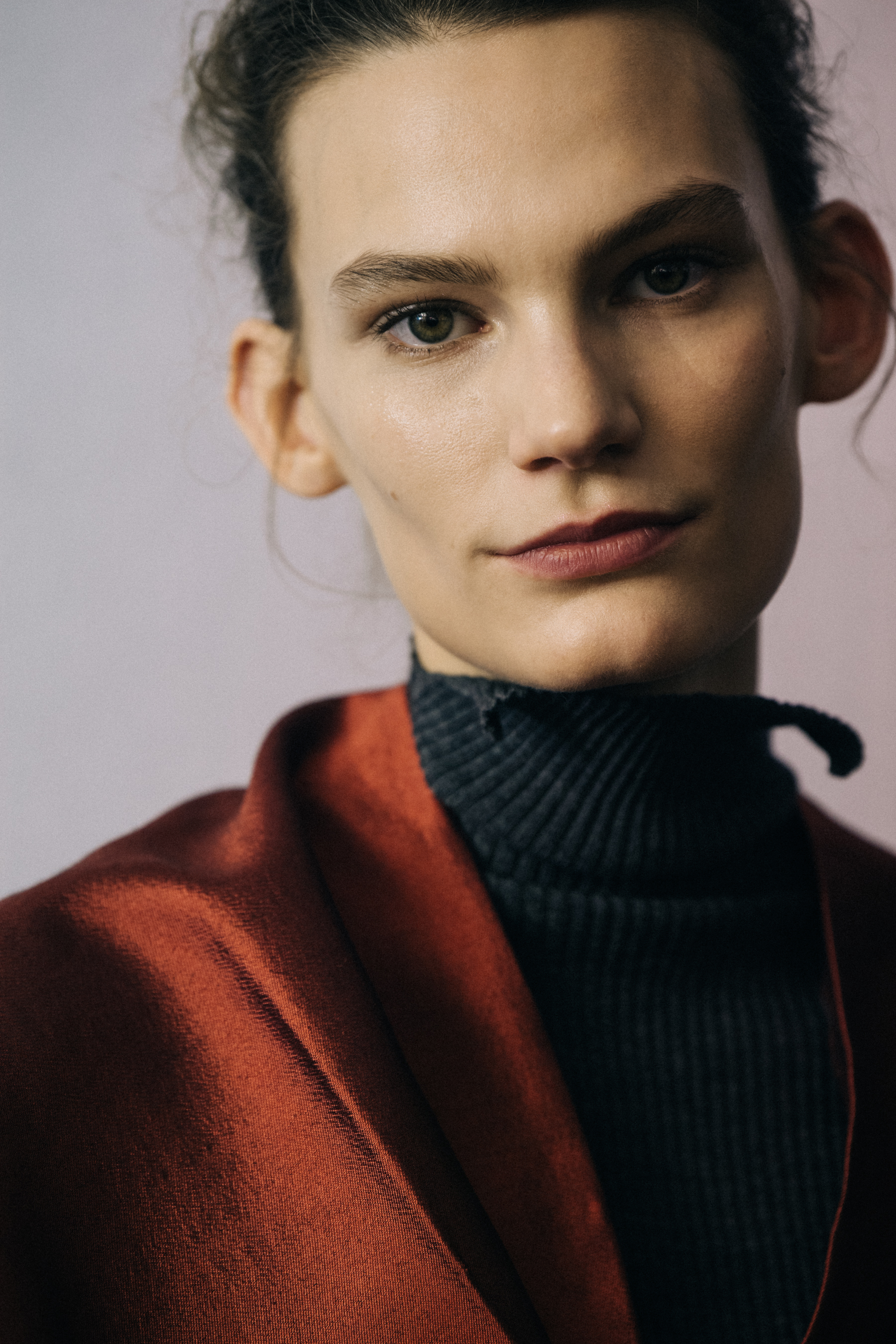 Lena Hardt backstage at Poiret