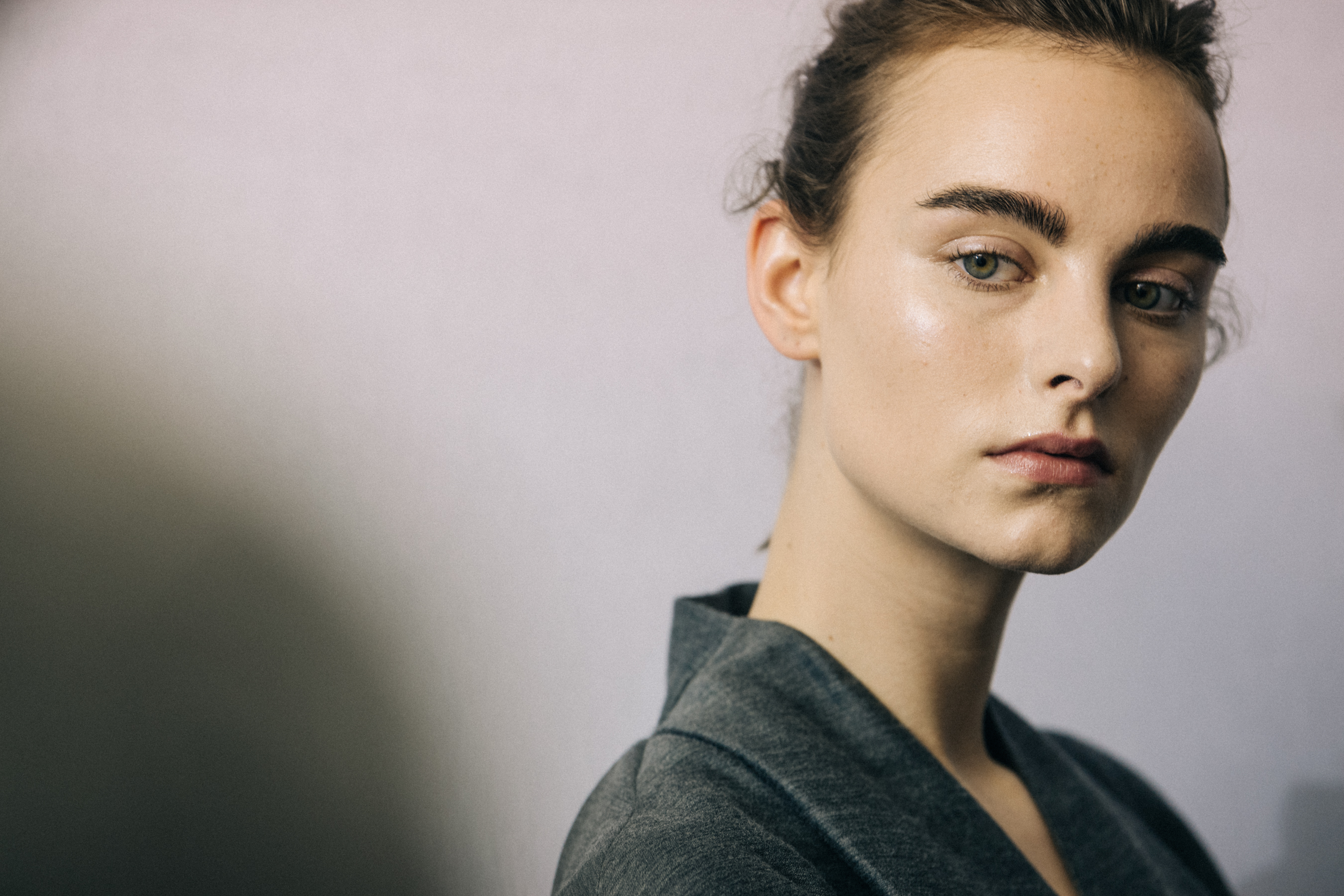 Estella Brons backstage at Poiret