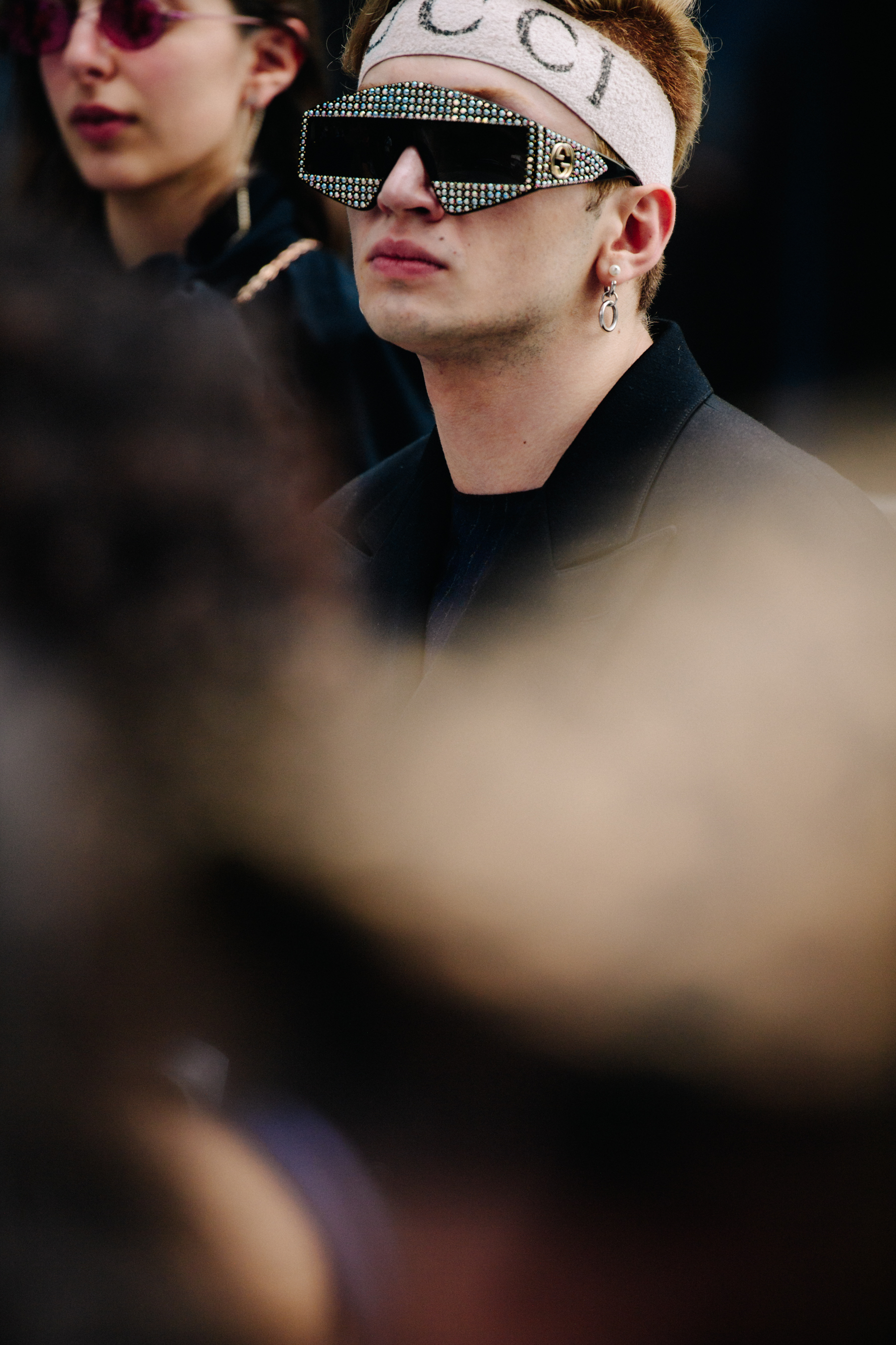 Man wearing Gucci glasses