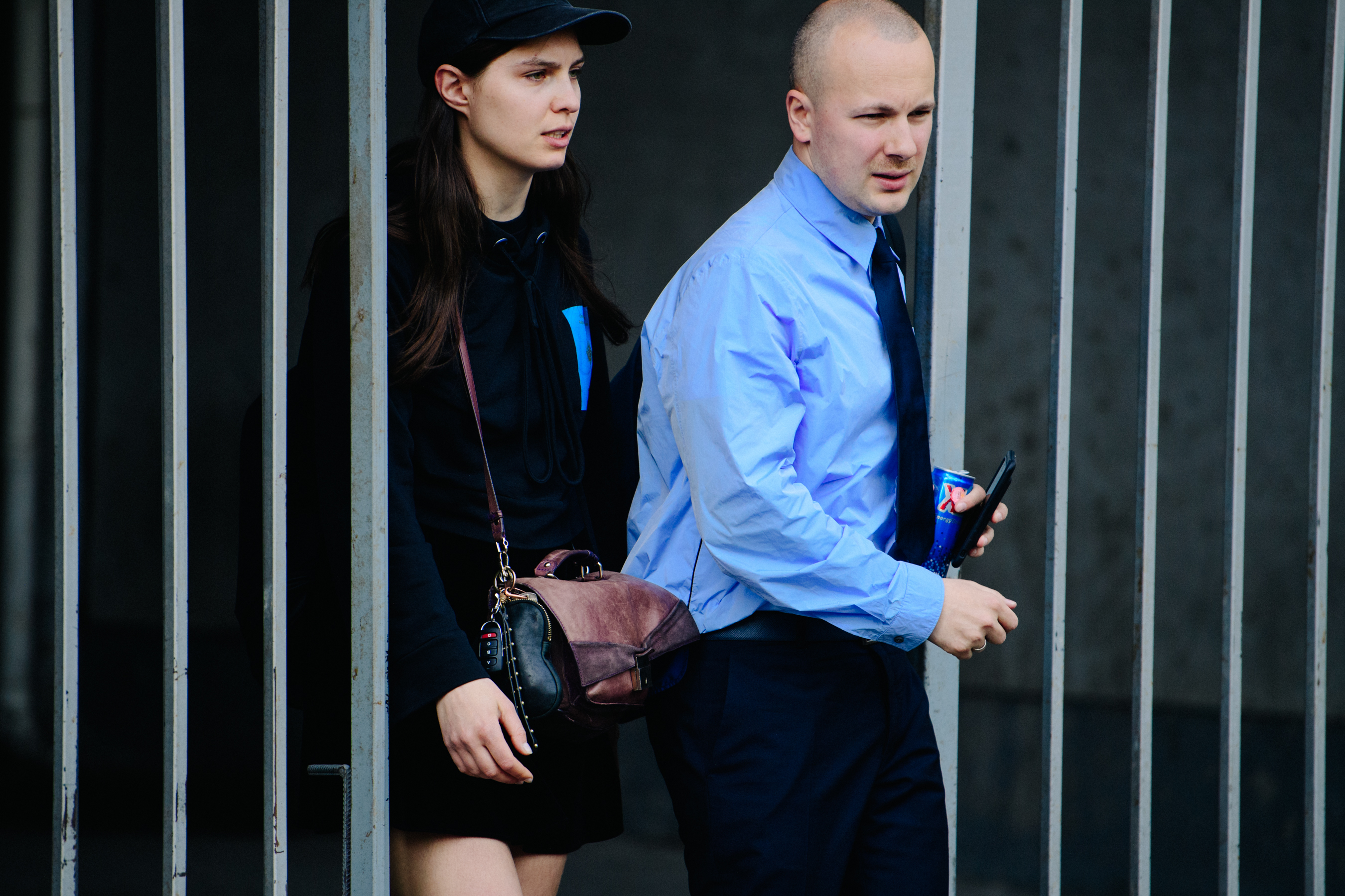 Russian designer wearing blue shirt