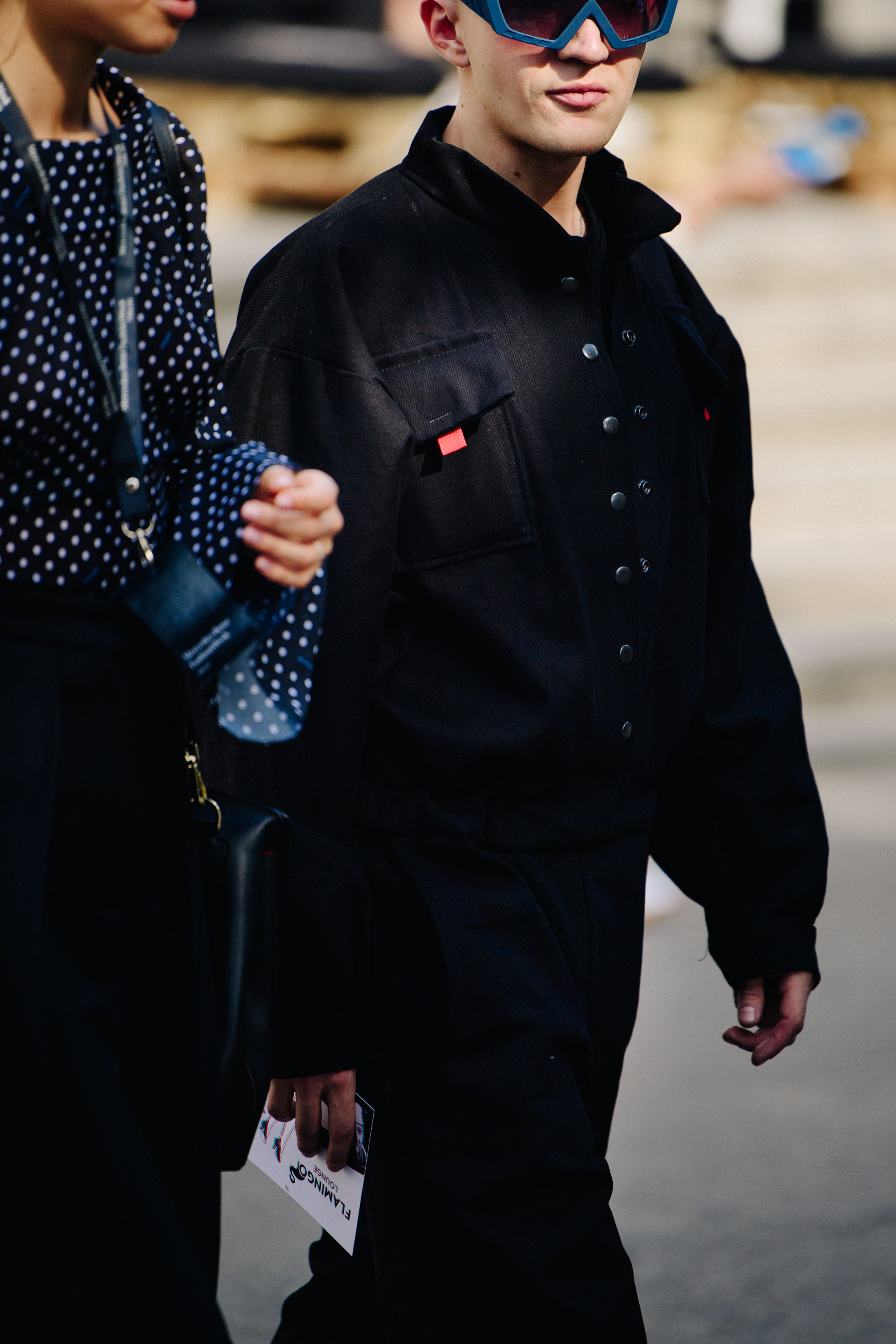 Man wearing black shirt