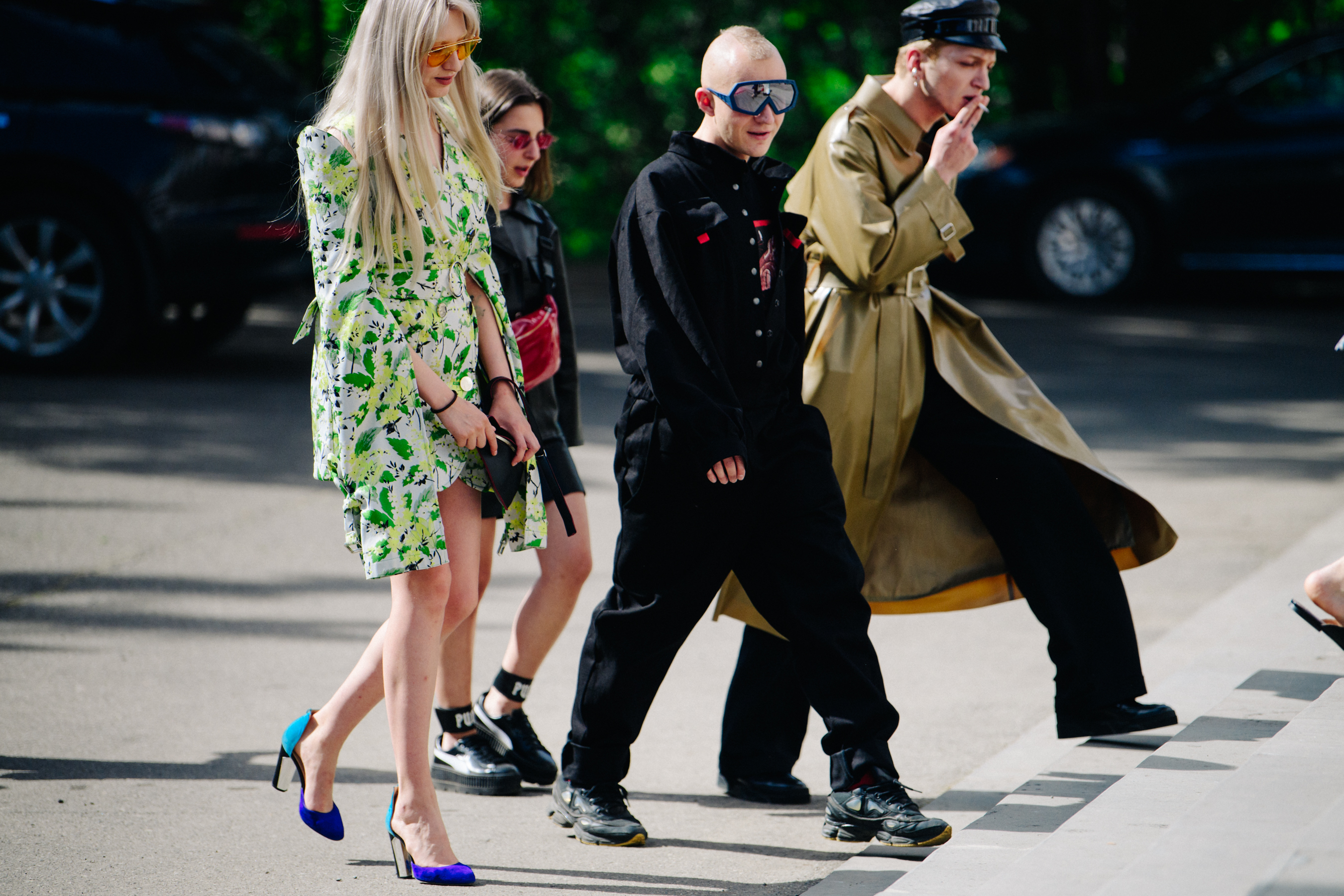 Group of people attending fashion show