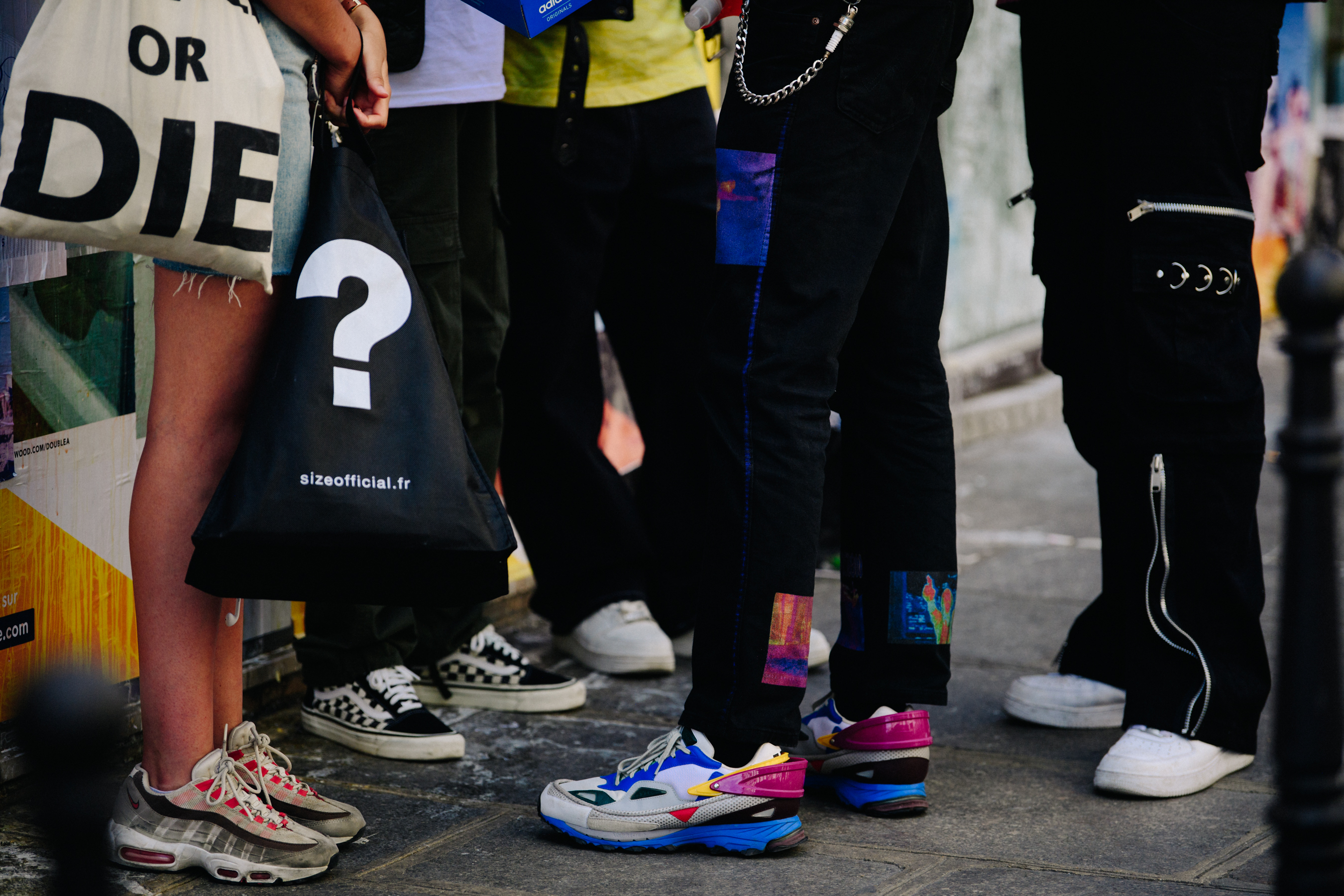 Group of people wearing streetwear