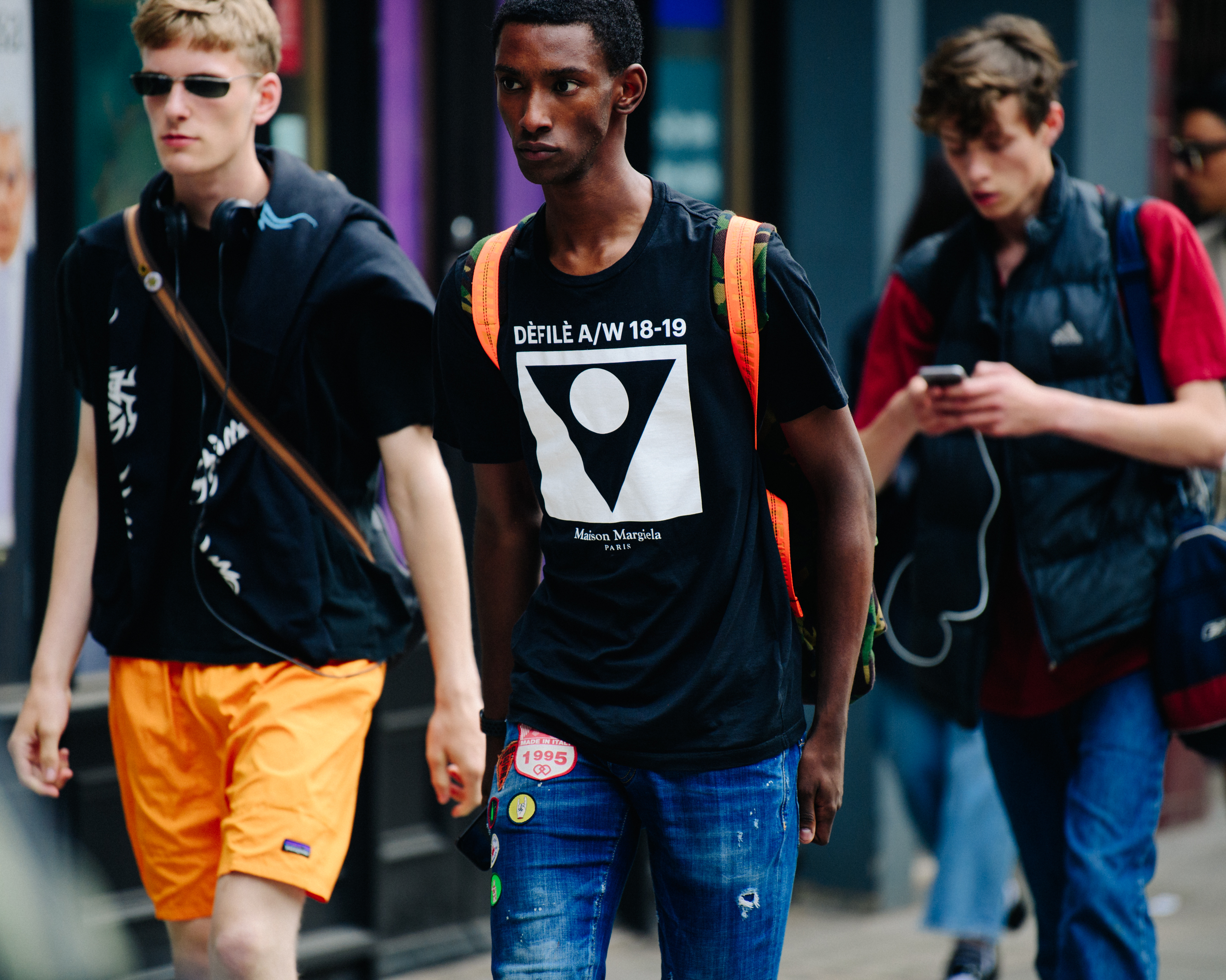 Models wearing black clothing
