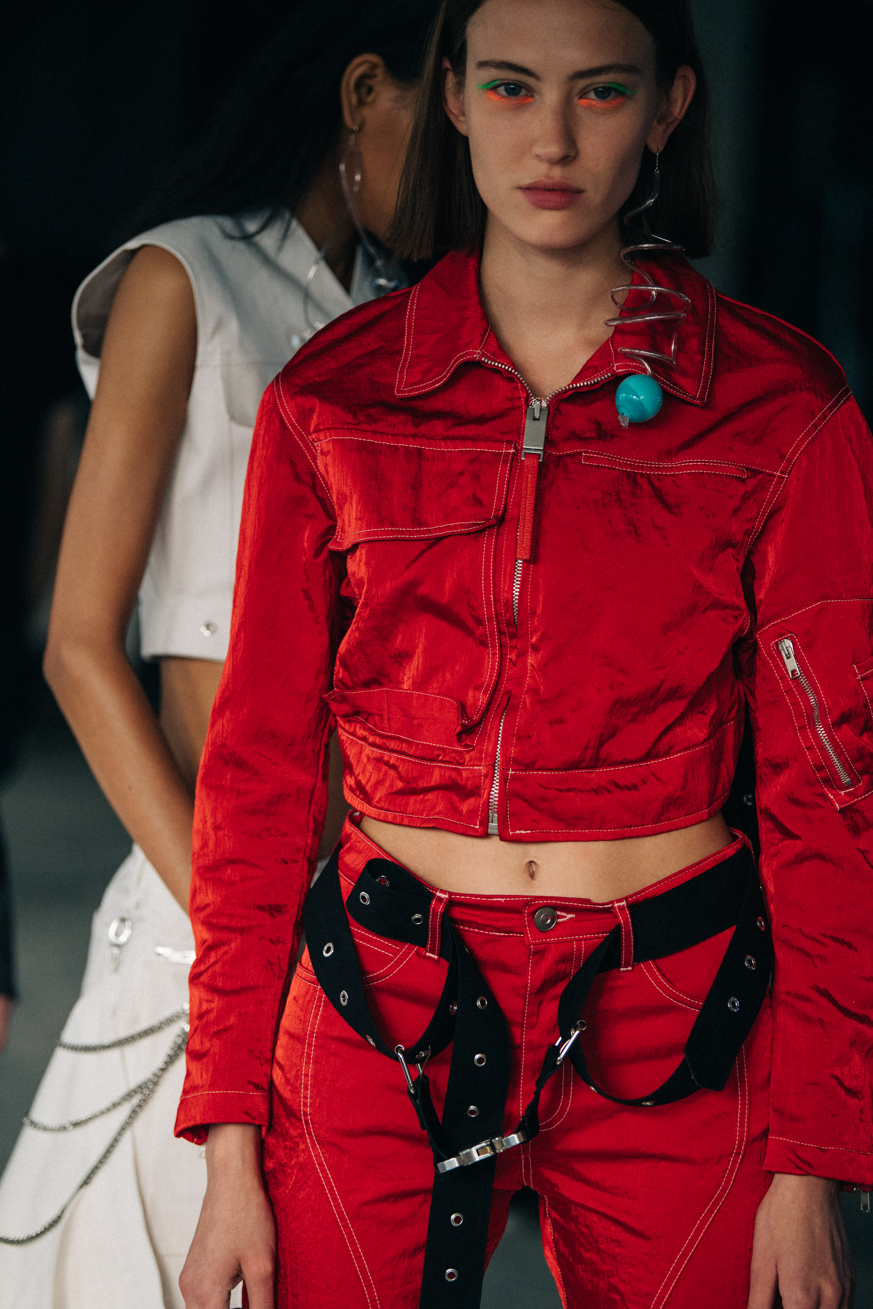 Ania Chiz backstage at Alyx