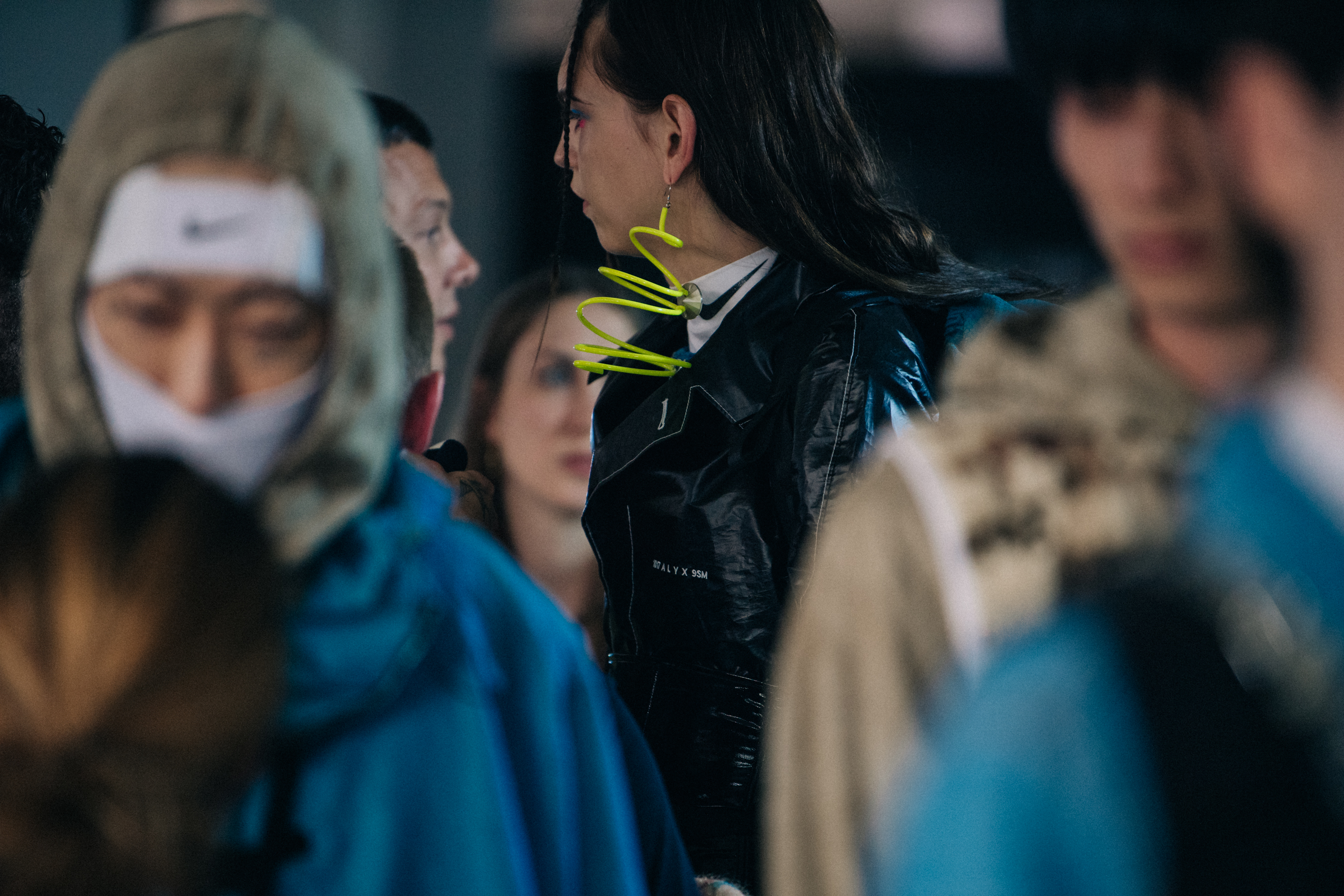 Molly Bair backstage at Alyx