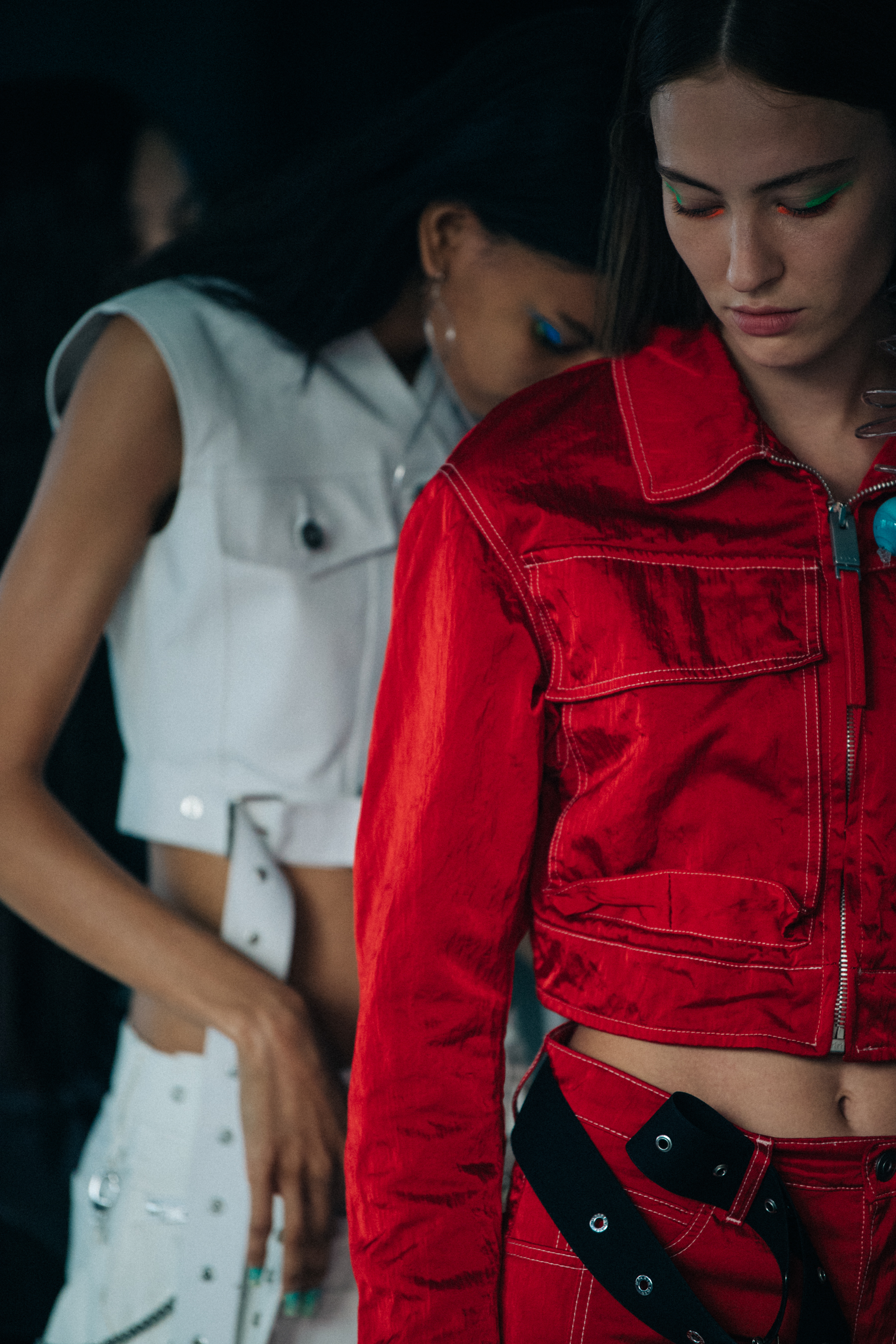Ania Chiz backstage at Alyx