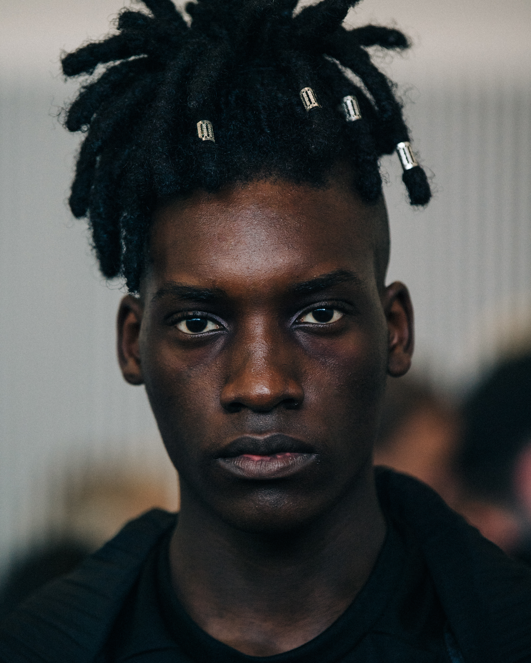 Portrait of model with dreads
