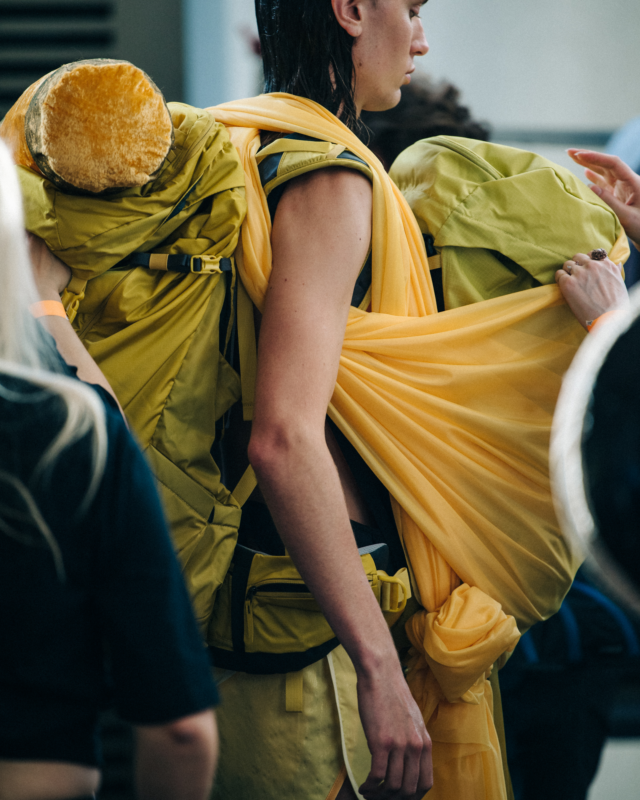 Marco Torri backstage at Cottweiler