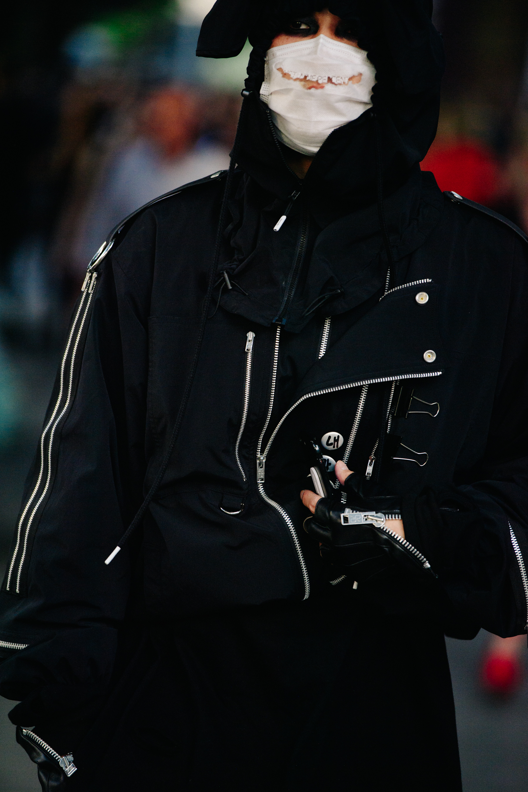 Man wearing face mask