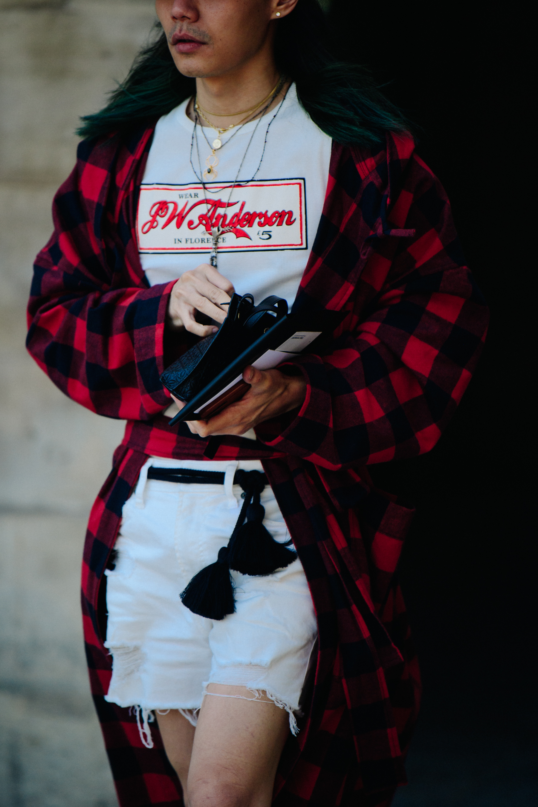 Man wearing JW Anderson