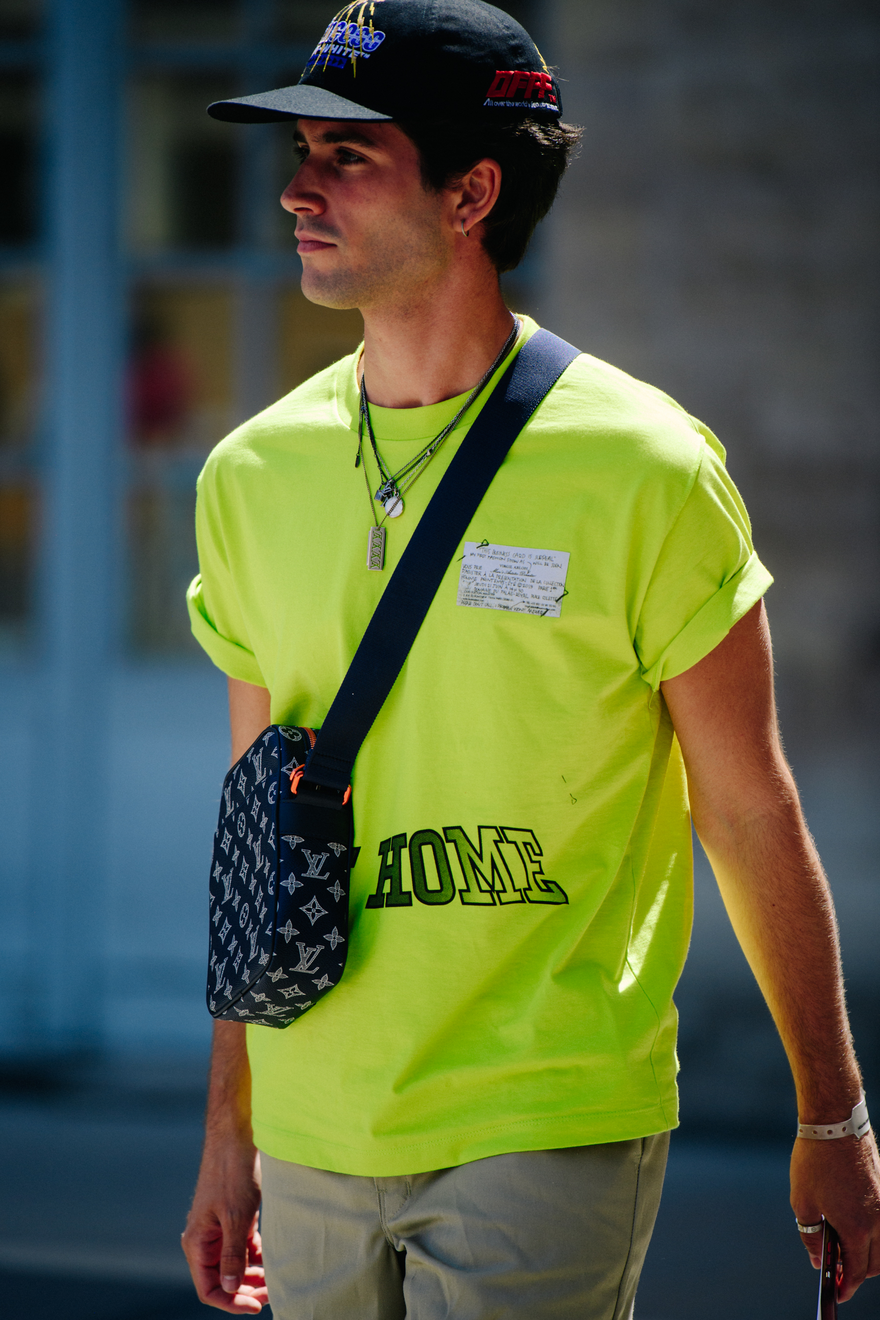 Man wearing Louis Vuitton