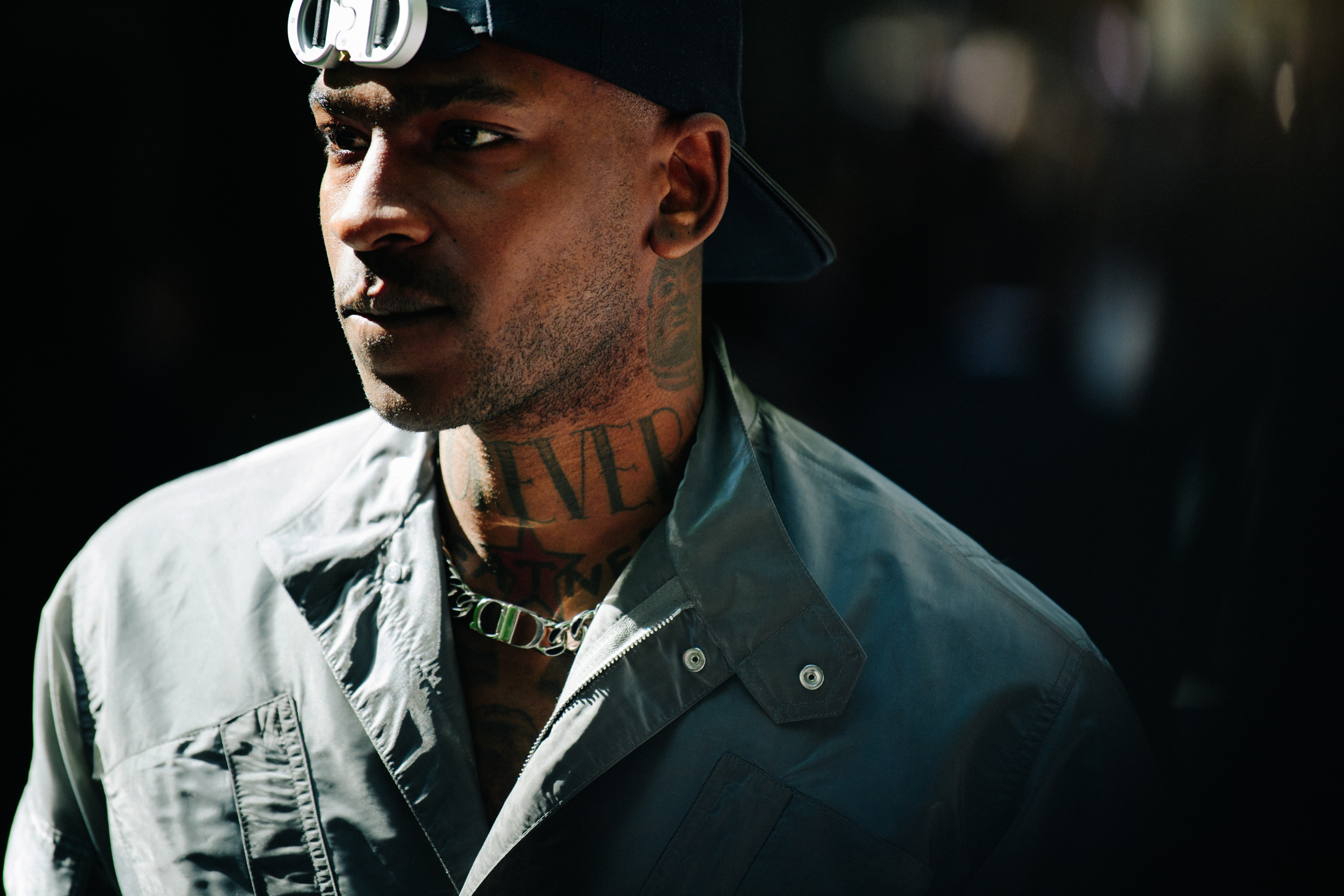 British grime artist wearing Christian Dior