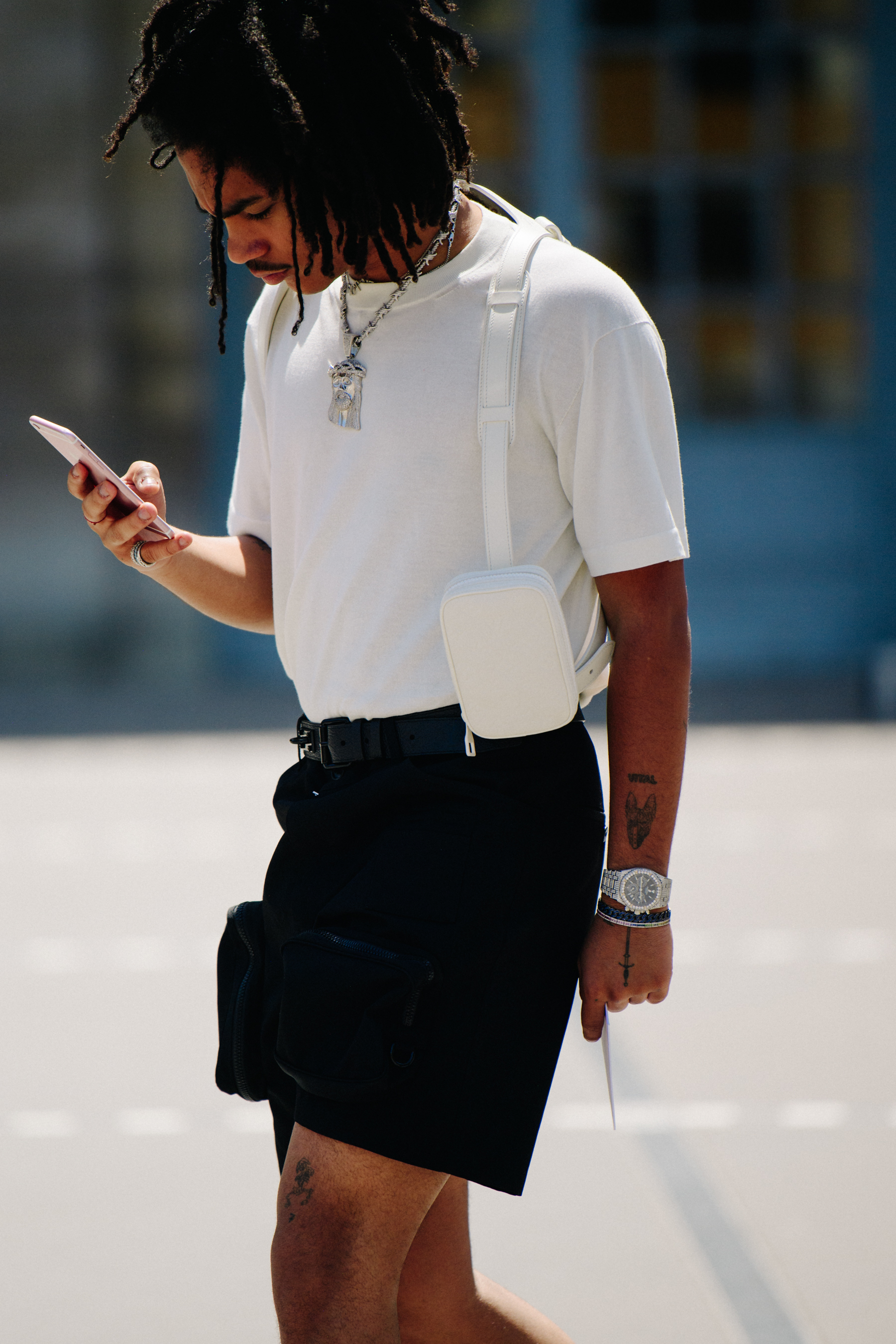 Man wearing Louis Vuitton