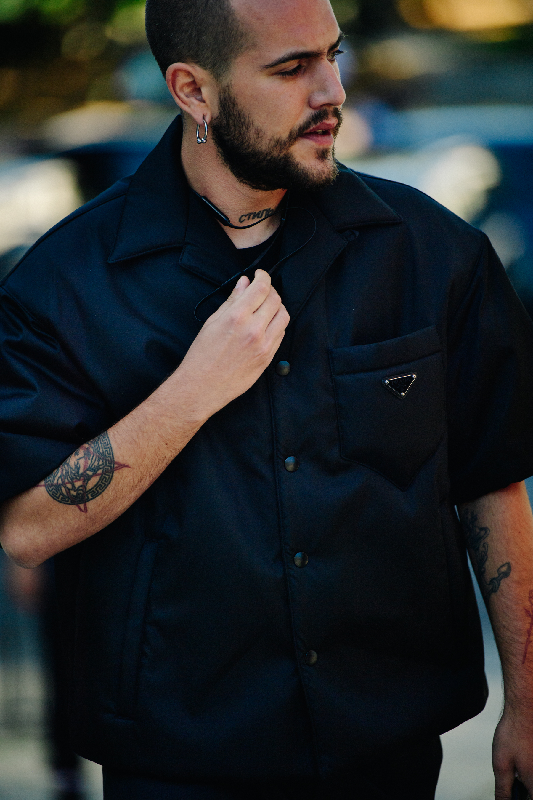 German editor wearing Prada