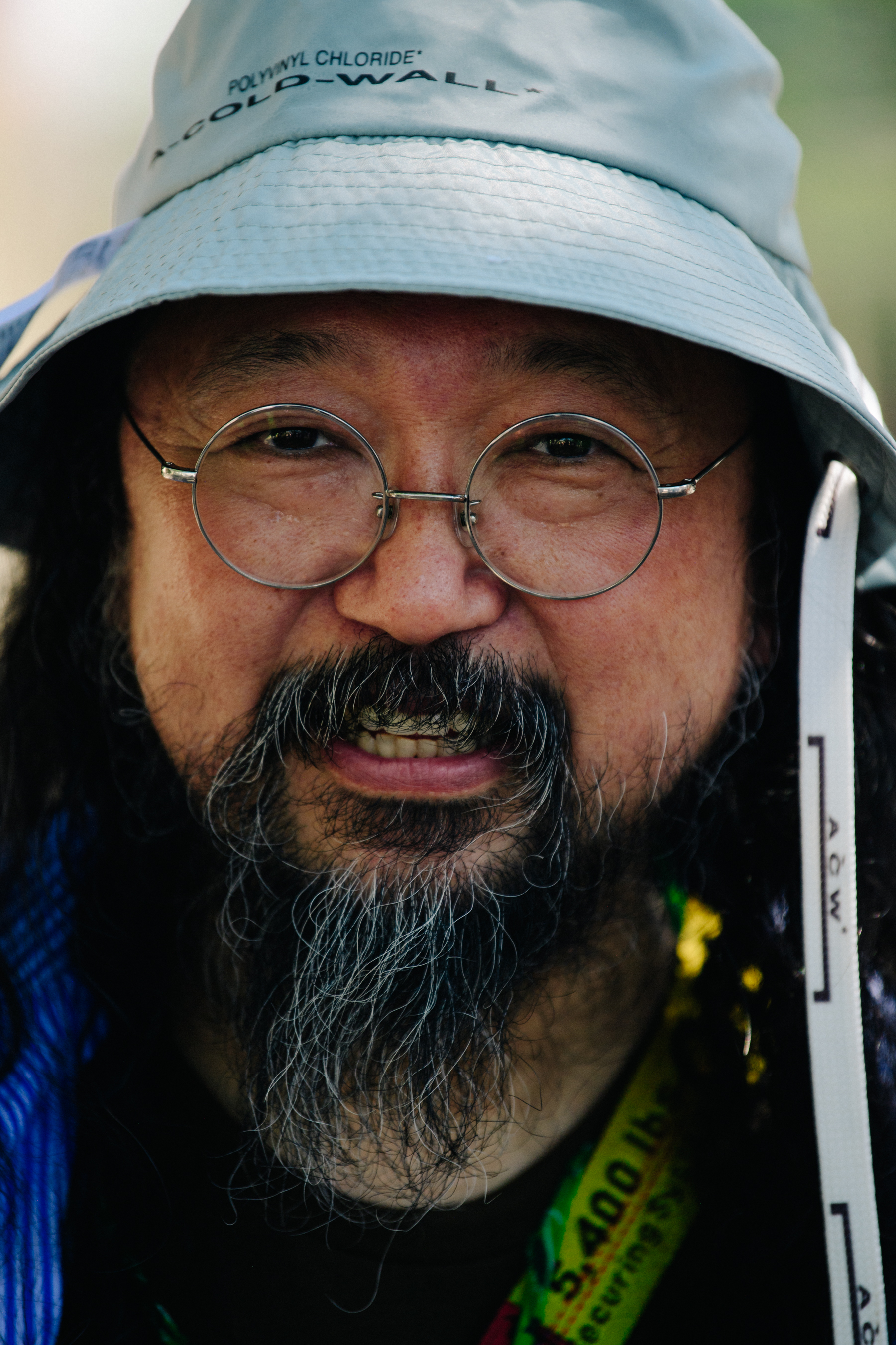 Portrait of Asian man wearing glasses