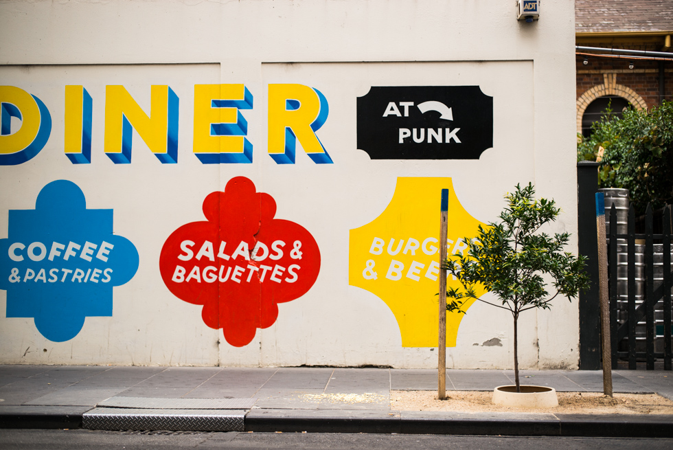 Diner at Punk, Victoria, Australia