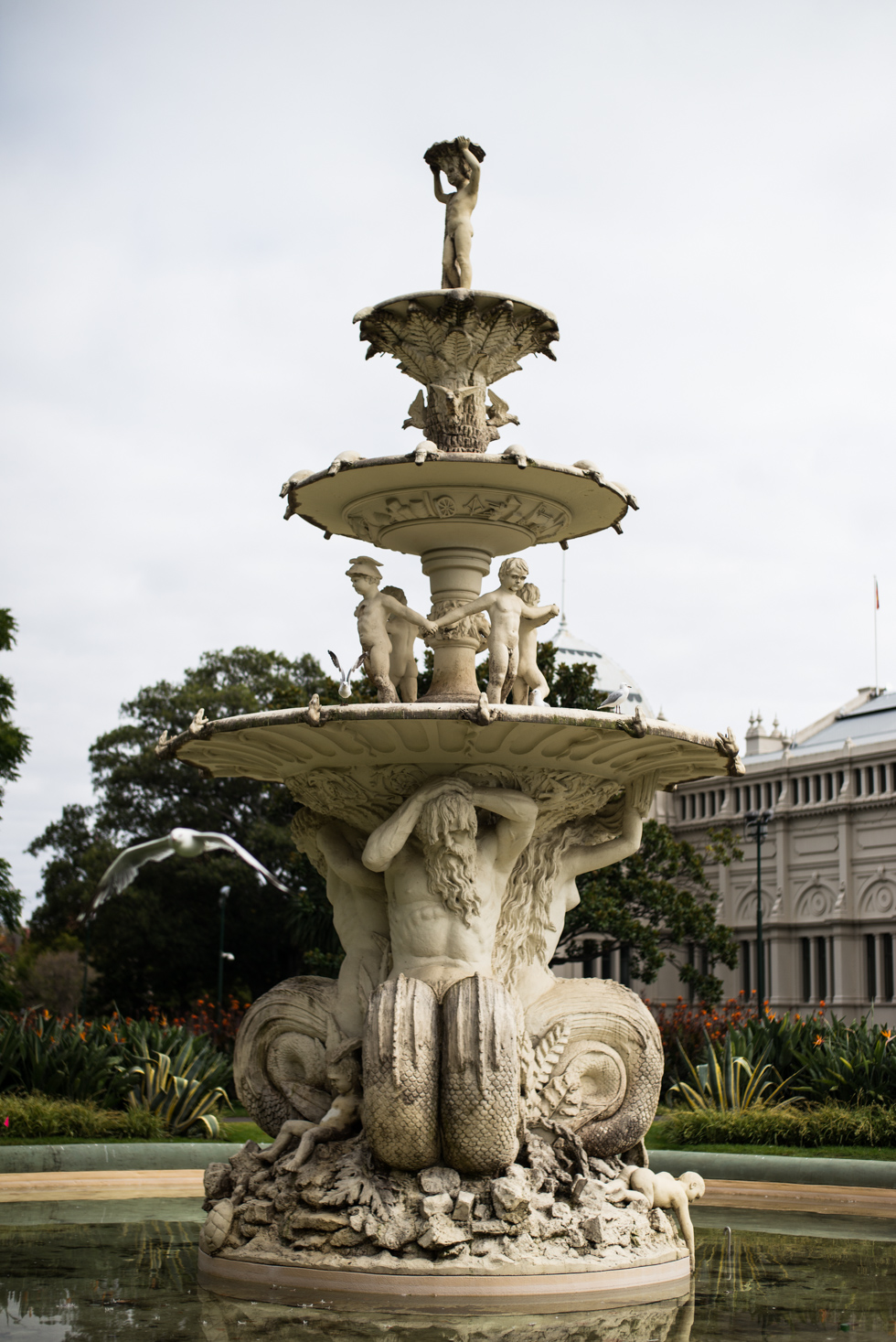 Fountain at a park in Victoria, Australia