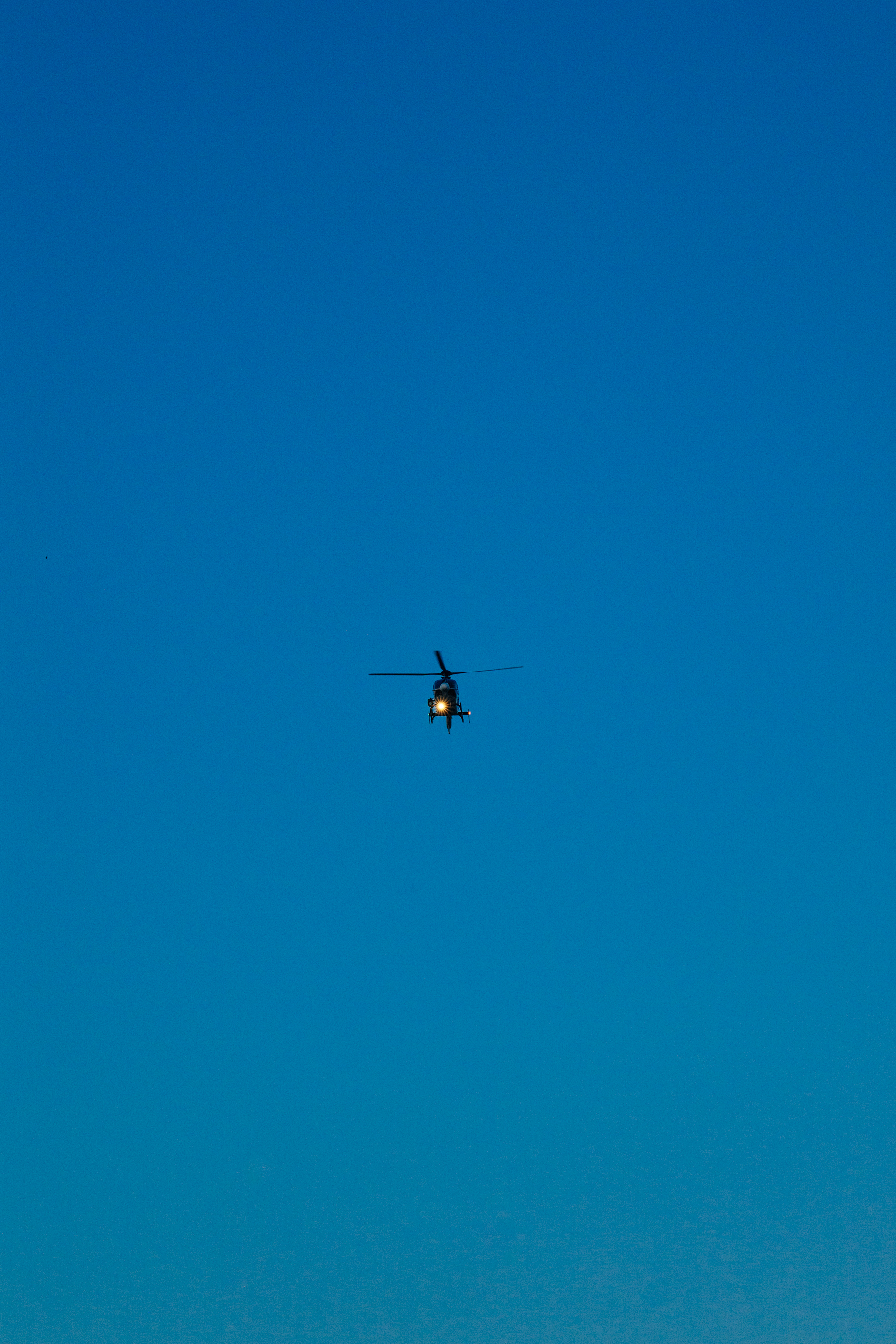 Helicopter in Madrid