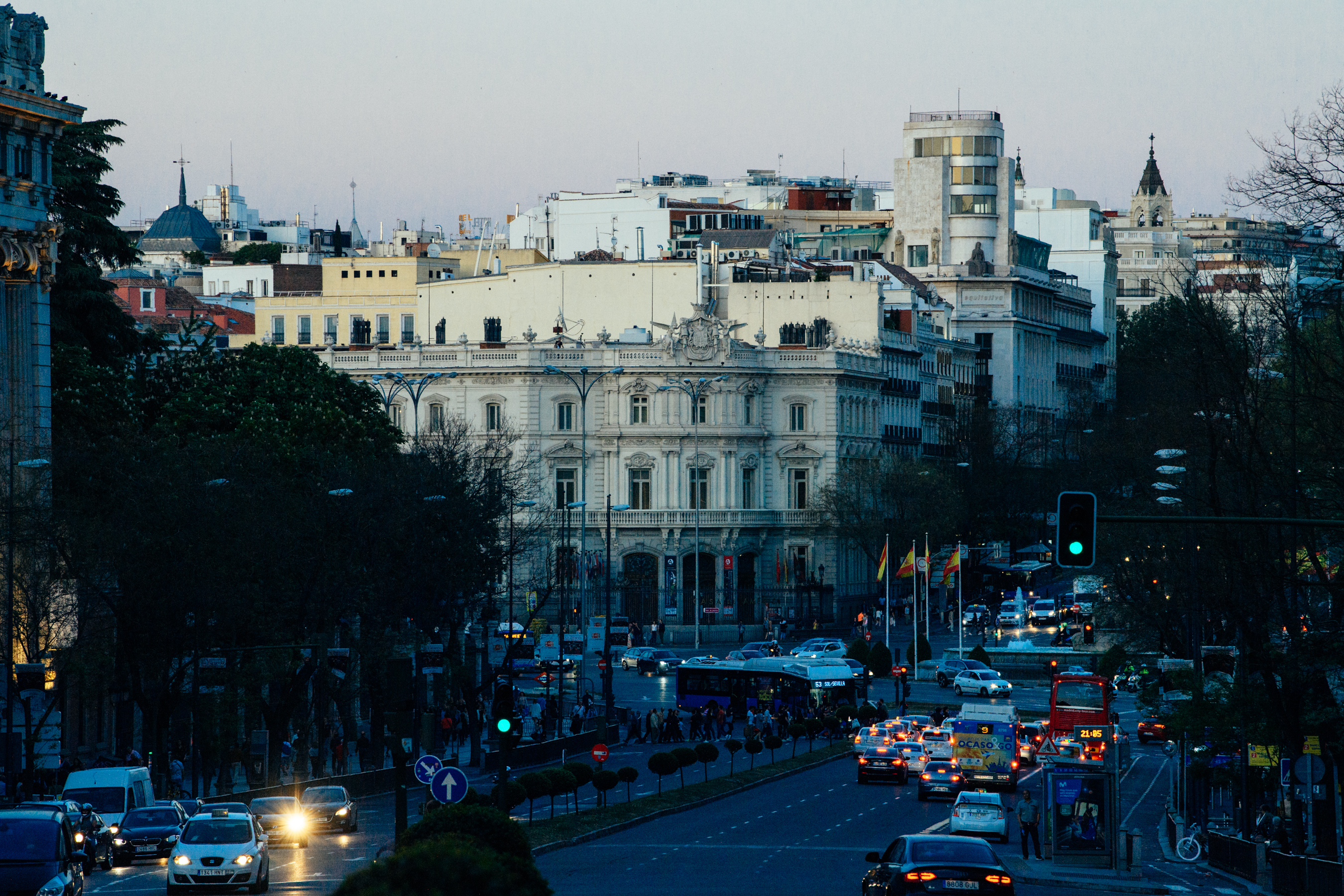 Old buildings in Madrid