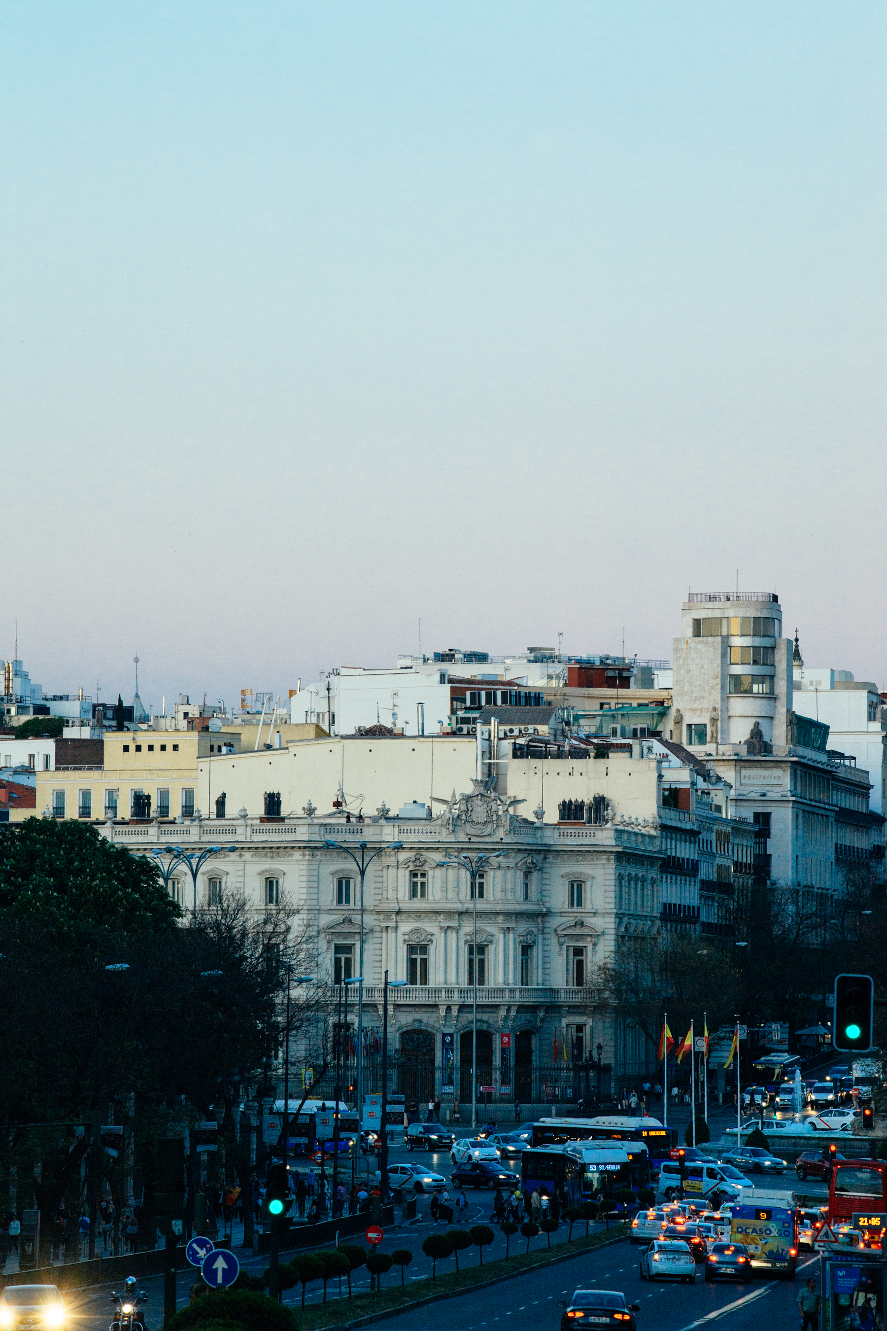 Old buildings in Madrid