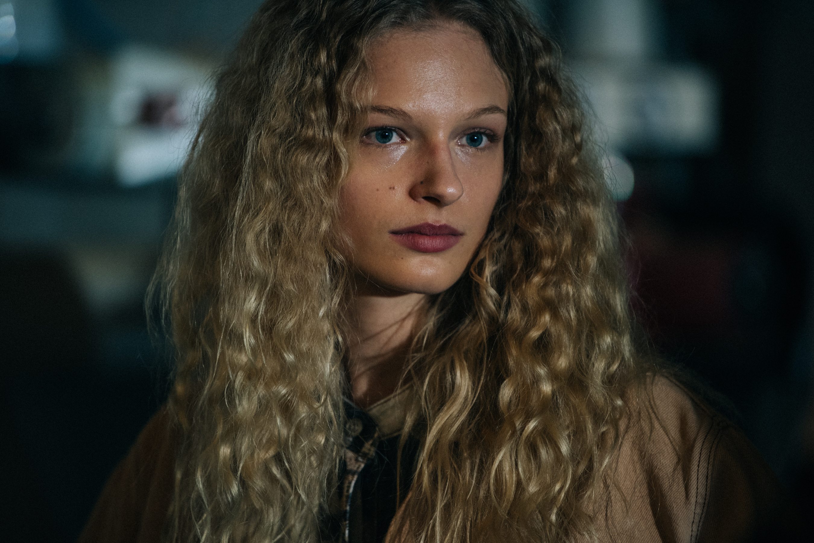 Frederikke Sofie Falbe-Hansen backstage at Ganni