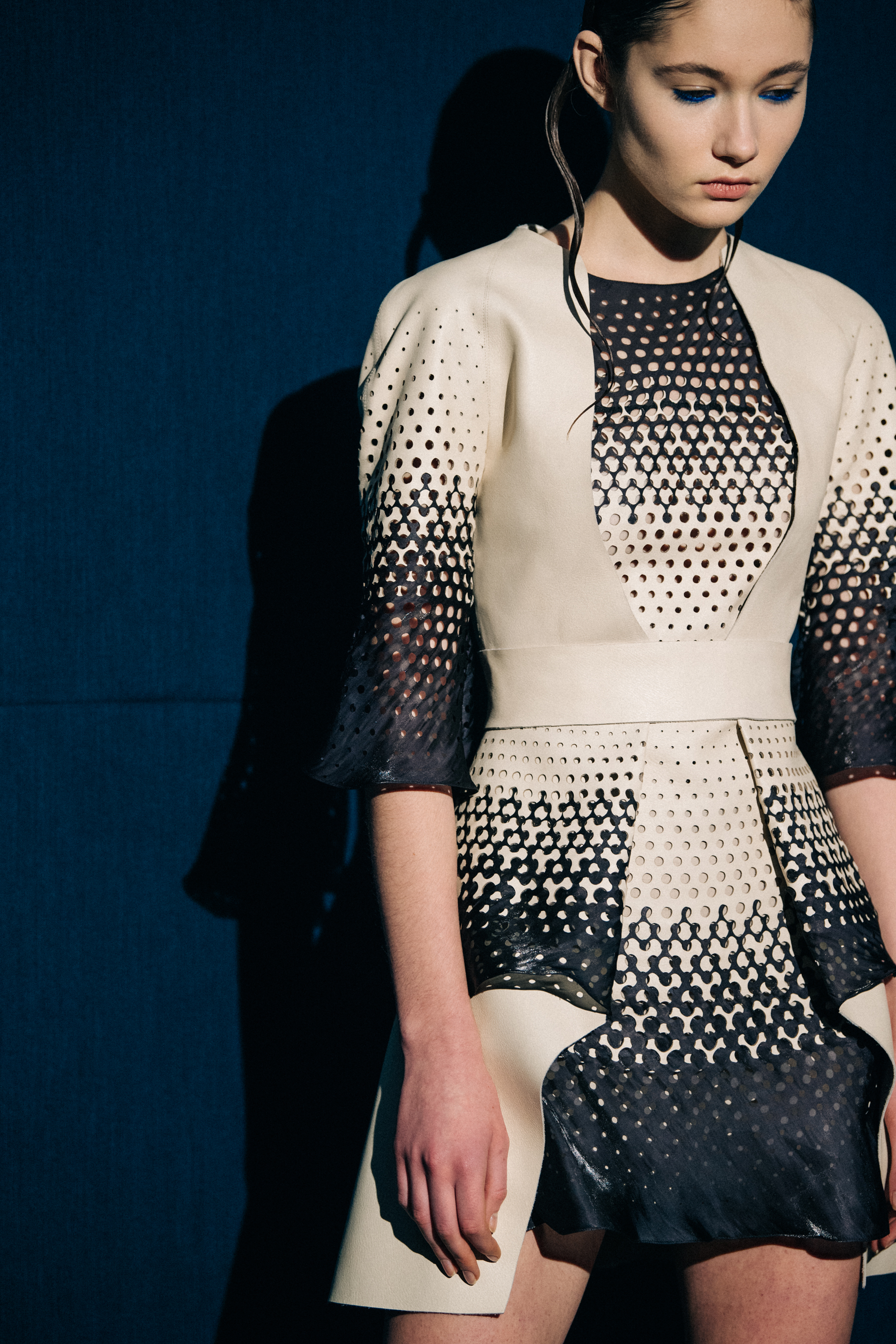 Model wearing Iris van Herpen outfit