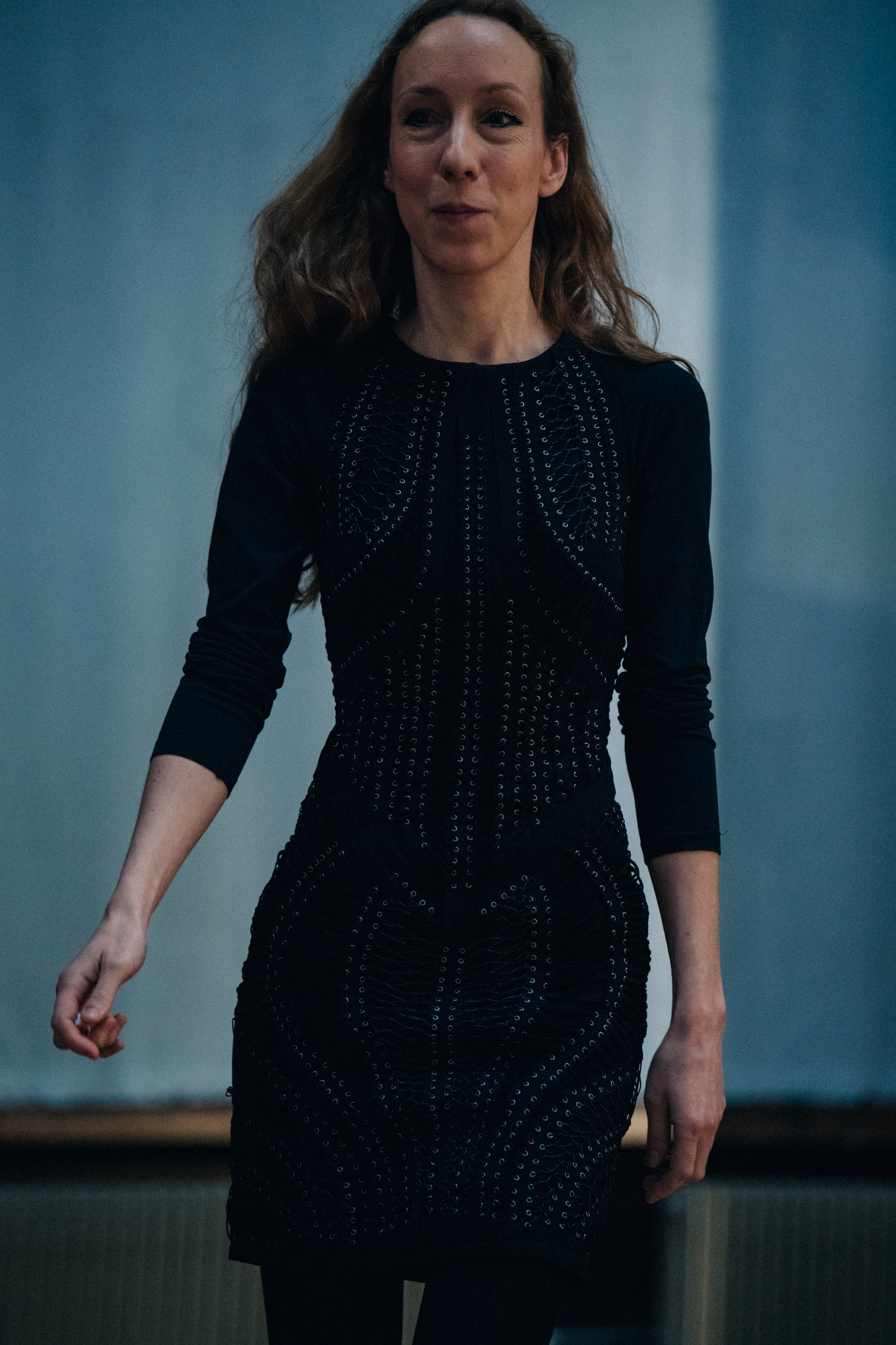 Iris van Herpen after her FW18 show