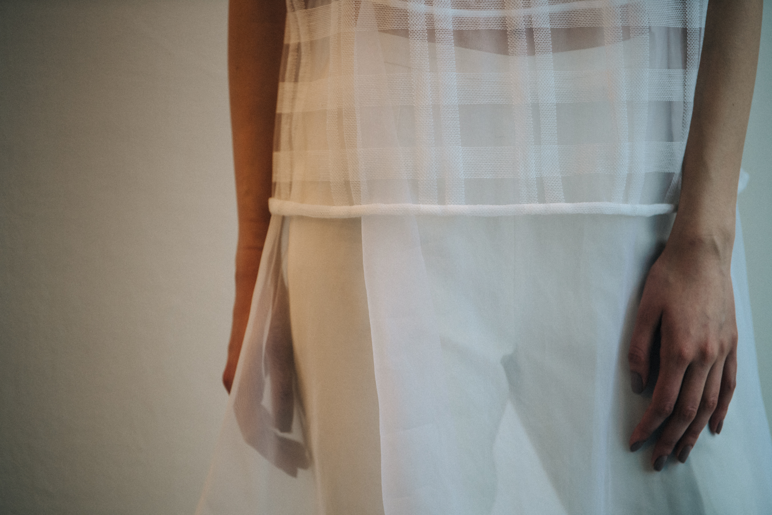 Mona Matsuoka backstage at Mansur Gavriel