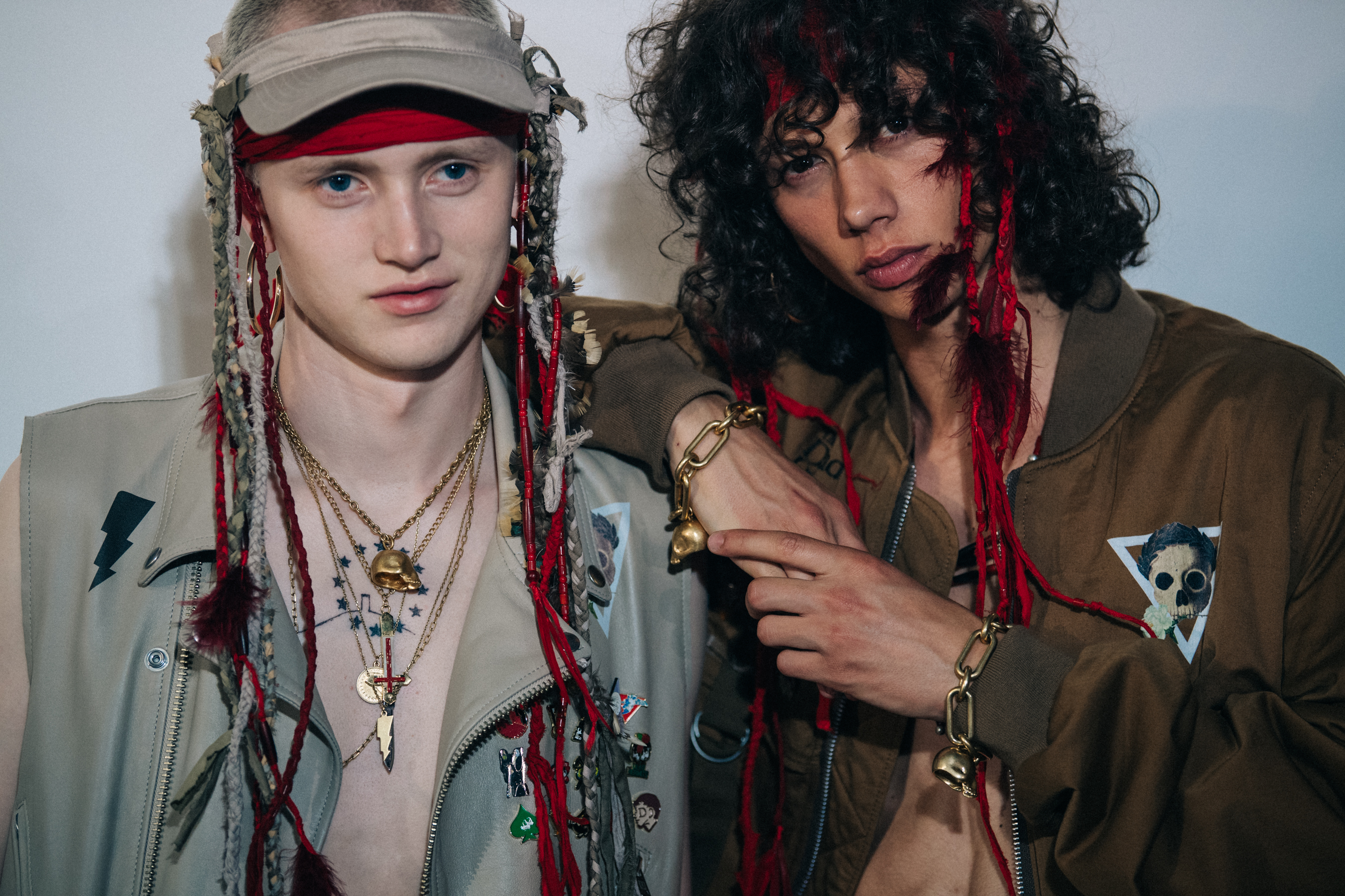 Diogo Guerreiro backstage at Undercover