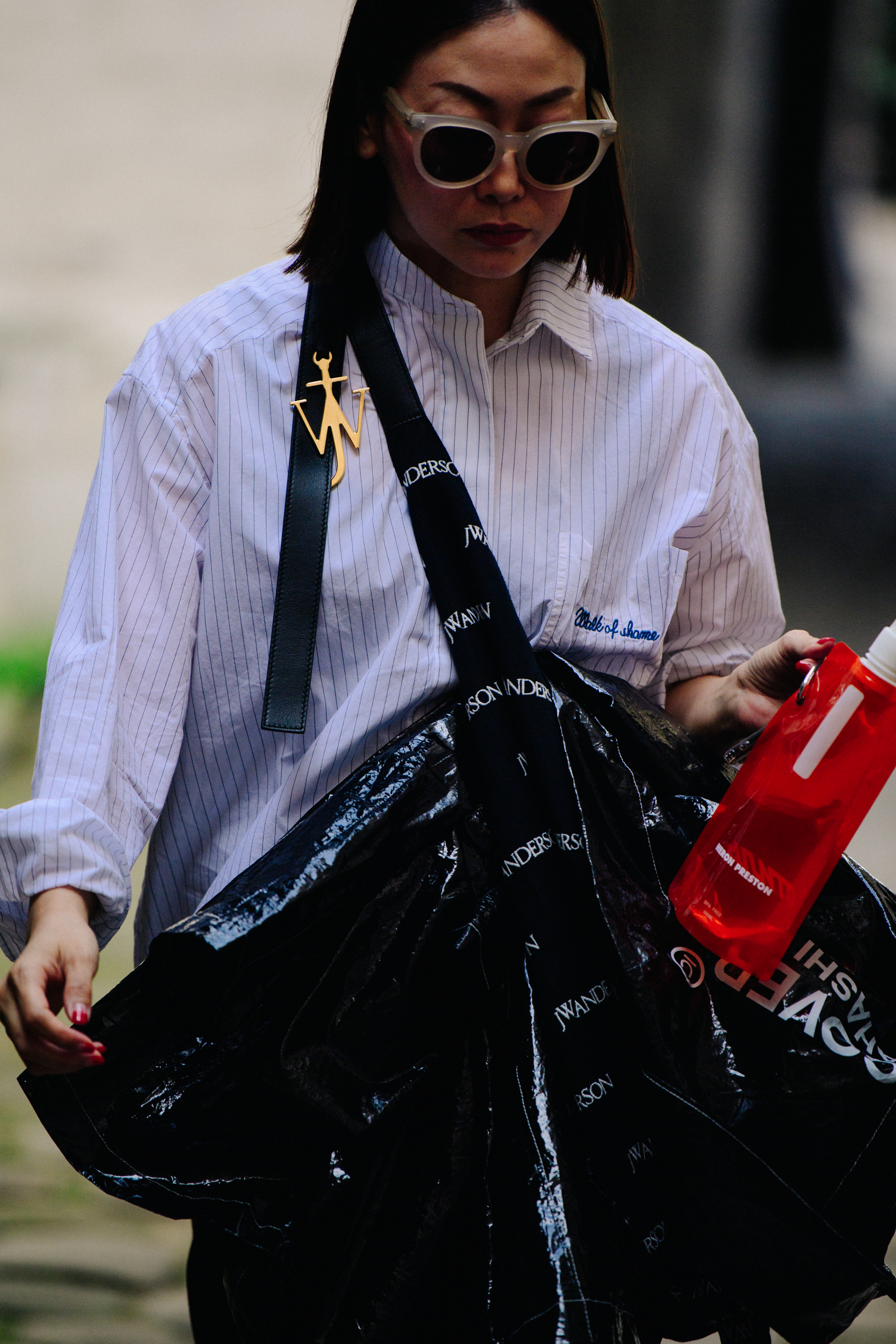 Japanese woman wearing JW Anderson
