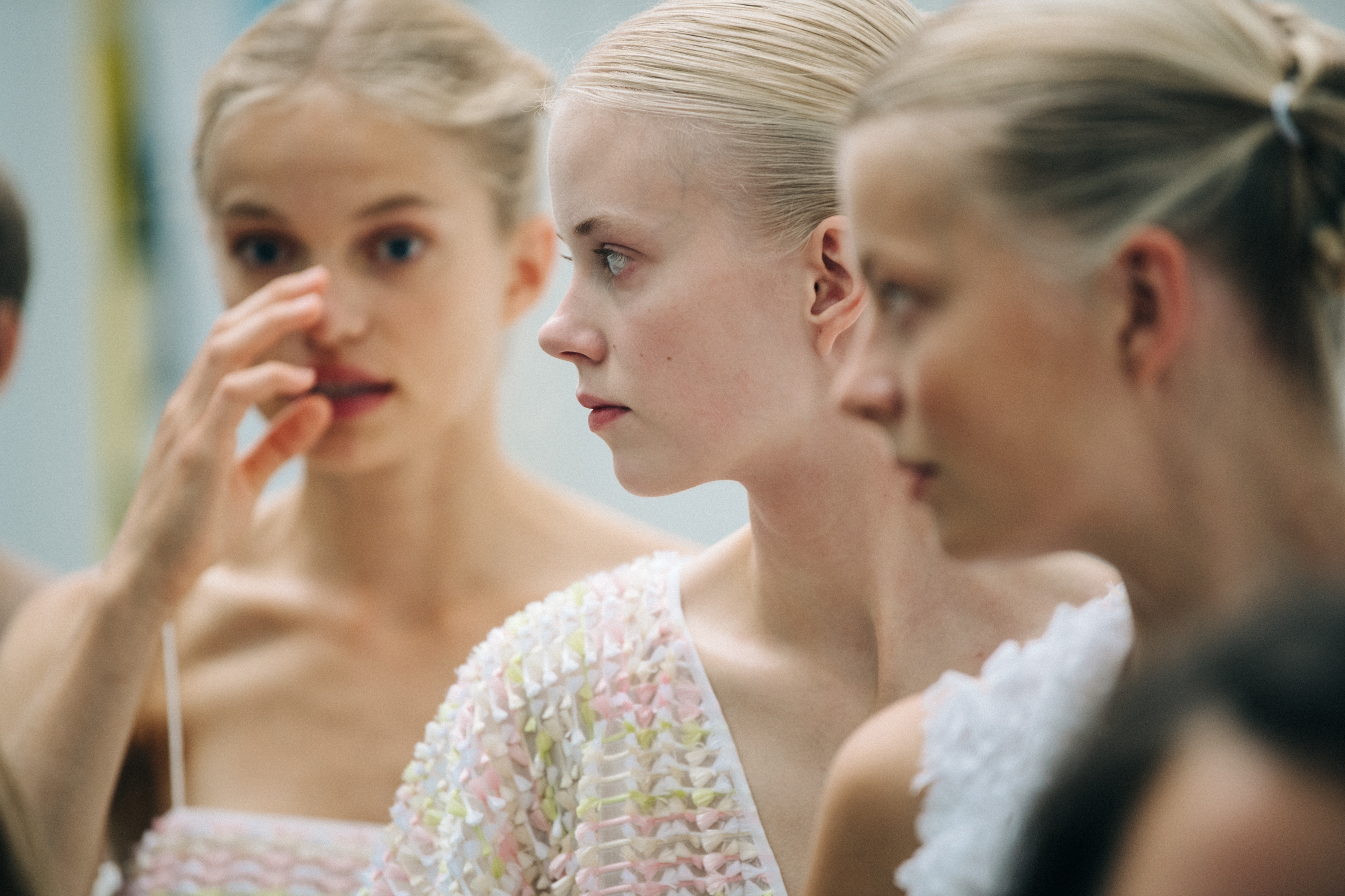 Models wearing light Cecilie Bahnsen dresses
