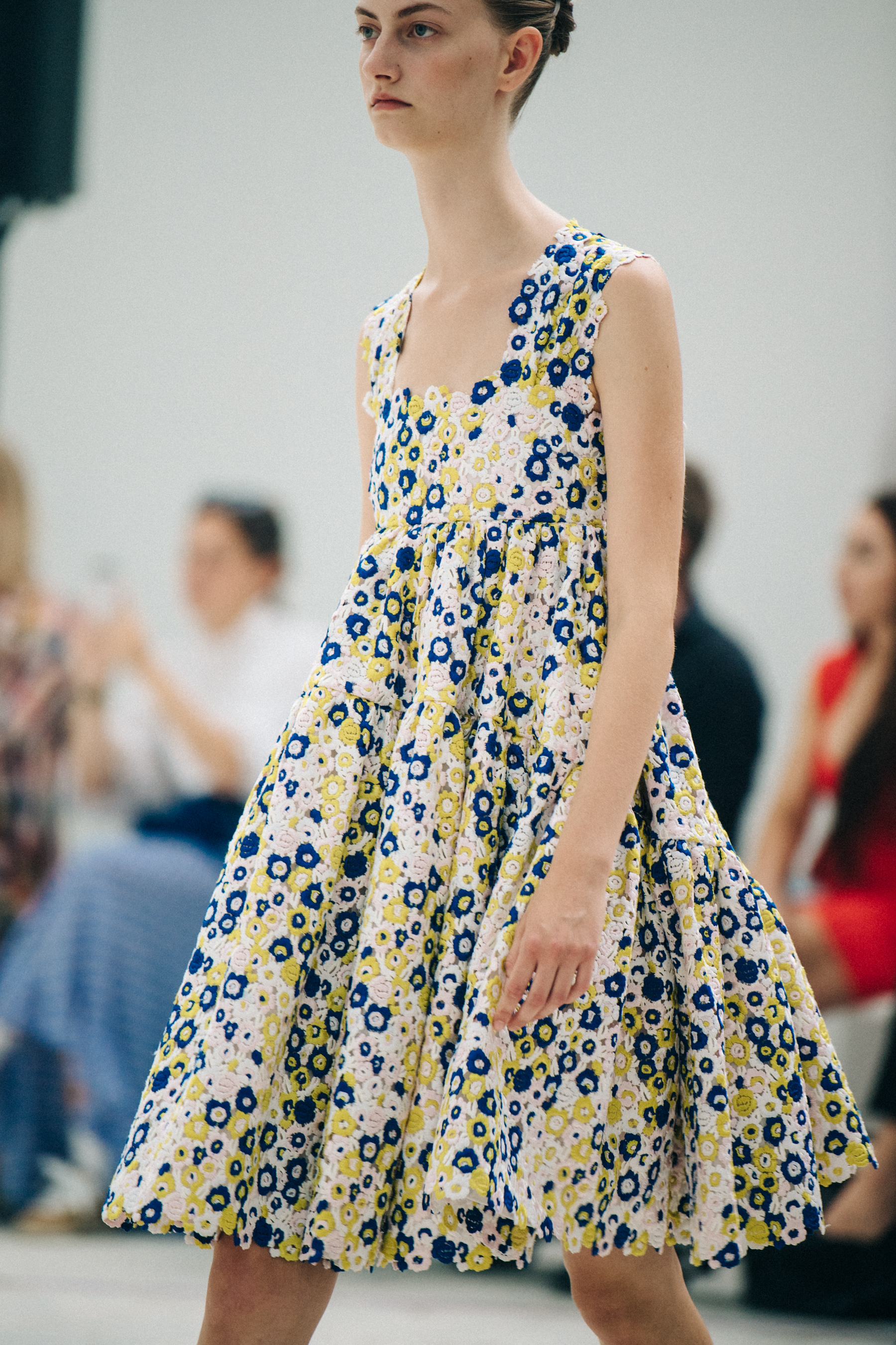 Model on the runway at Cecilie Bahnsen