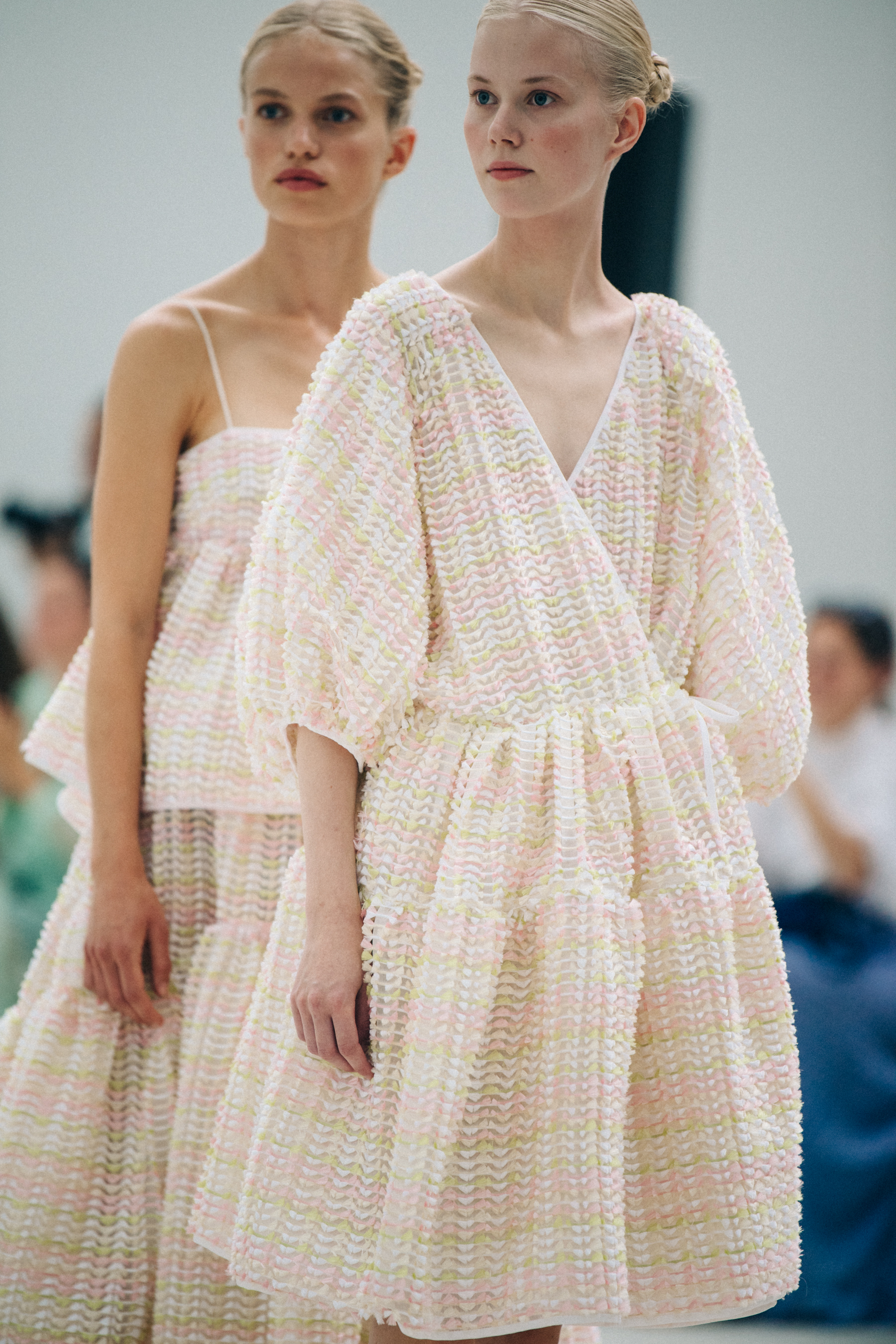 Models on the runway at Cecilie Bahnsen