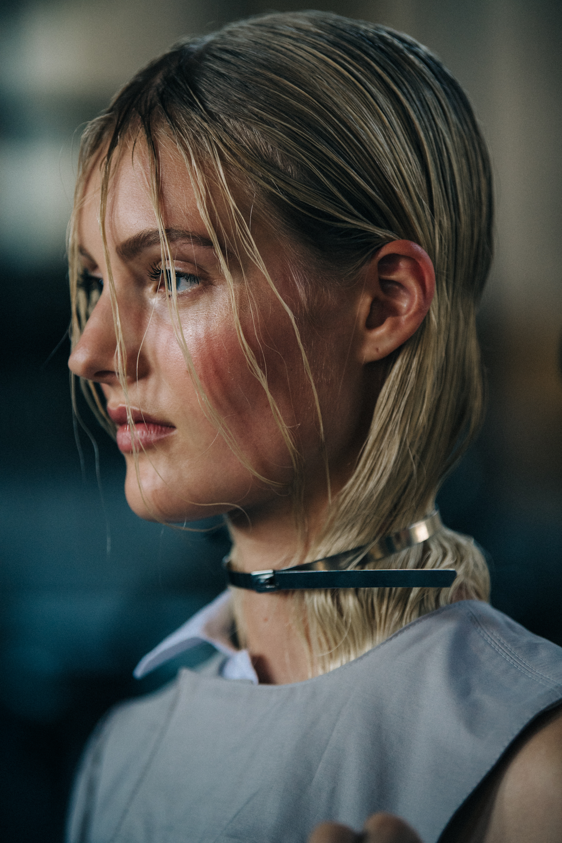 Nana Skovgard Andersen backstage at Heliot Emil